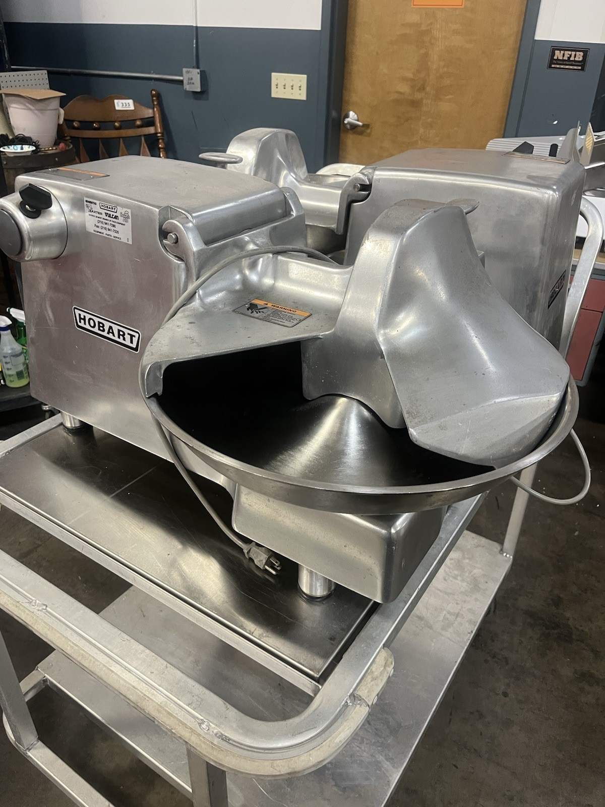 18″ HOBART 84186 Buffalo Chopper – 15LB Capacity – 115V/1HP- Great Condition!