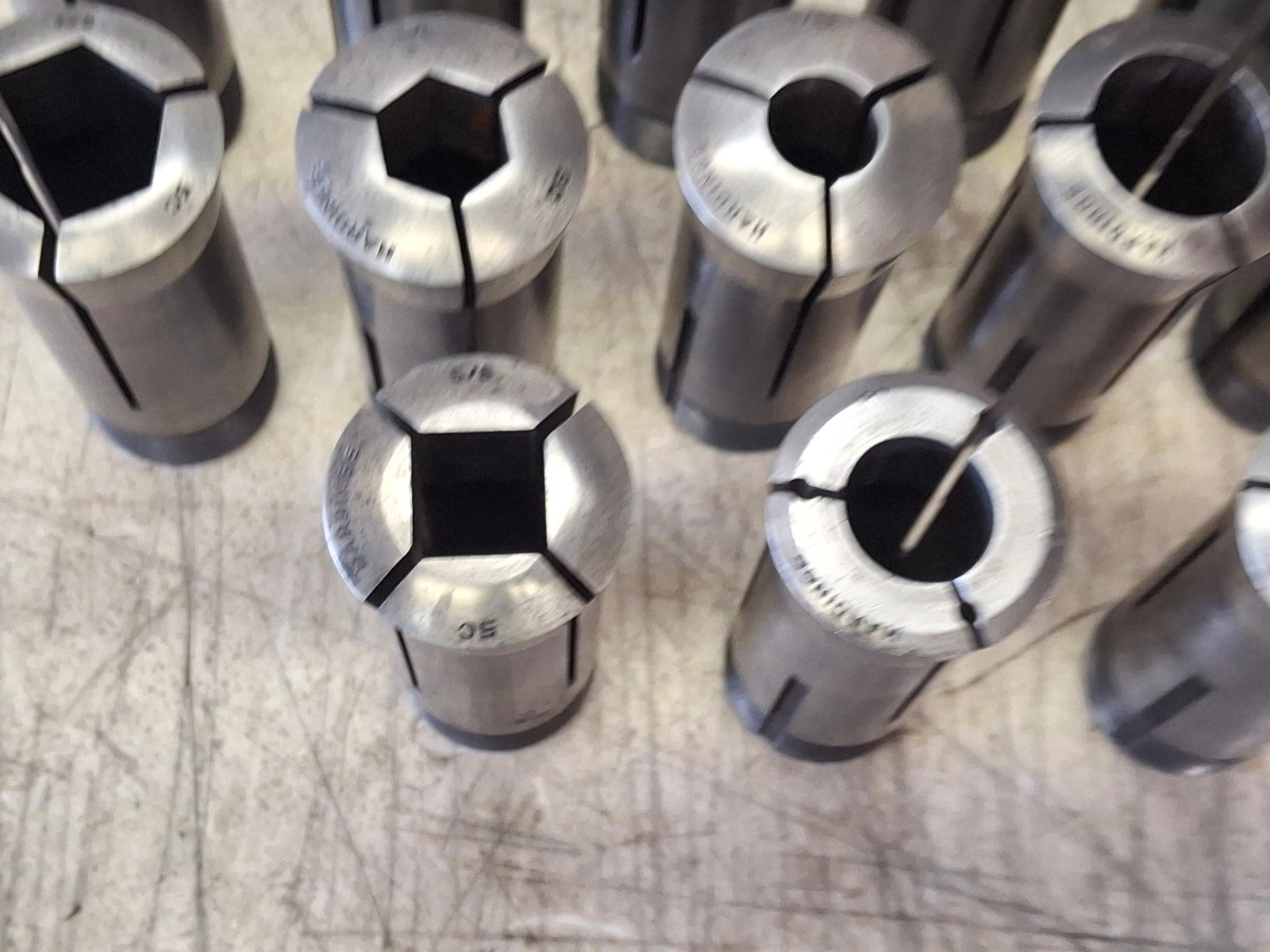 Hardinge 21 Piece 5C 5C-EN1 5C-EN2 Lathe Collet Set Lot
