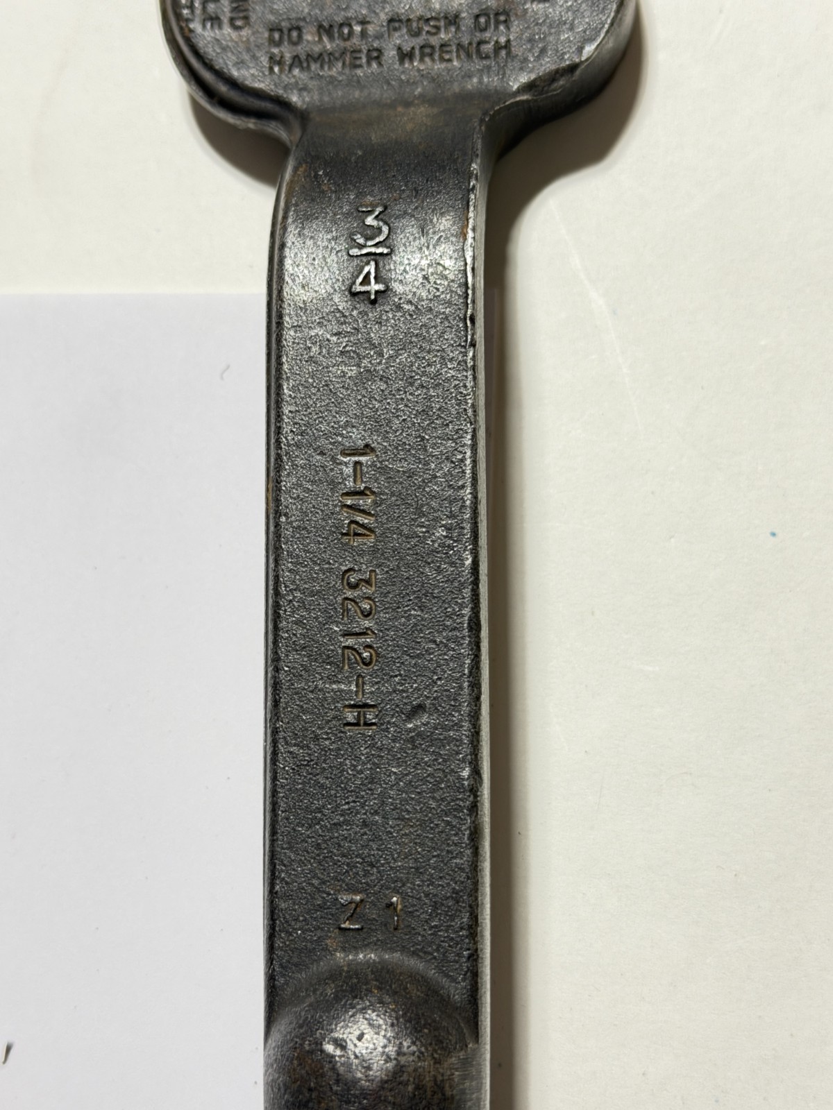 Klein Tool USA 3/4 inch Spud Wrench 1-1/4 3212-H Z1 16 1/2 Inches Long