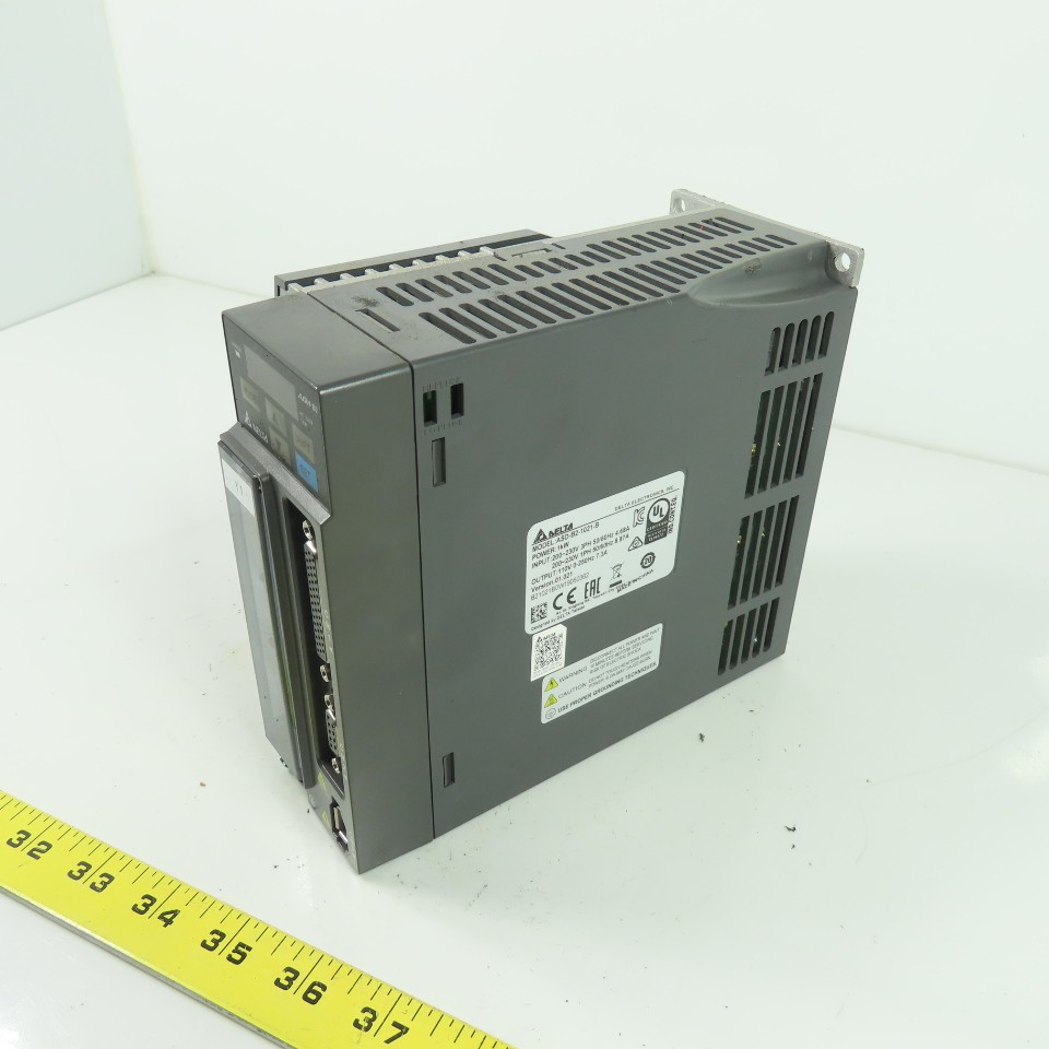Delta ASD-B2-1021-B AC Servo Drive 3Ph 230V 4.68A Input 110V 7.3A Output 1kW