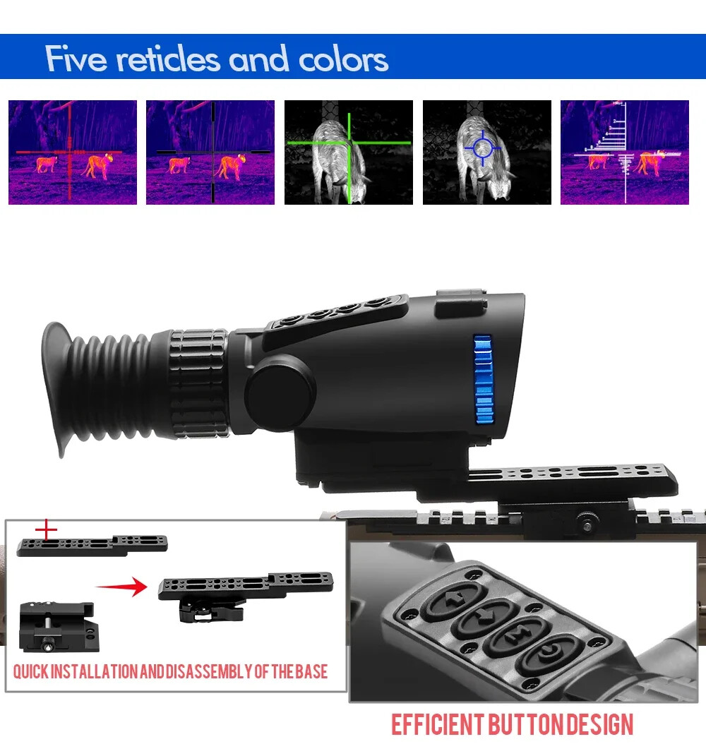 GOYOJO Thermal Monocular 384*288 25mm/35mm Lens 3-9X Zoom Thermal Imaging Scopes