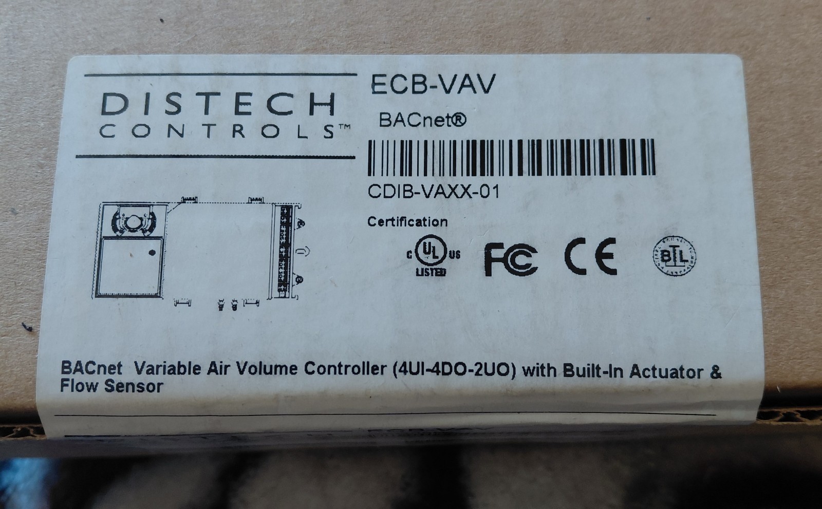 Distech ECB-VAV CDIB-VAXX-01