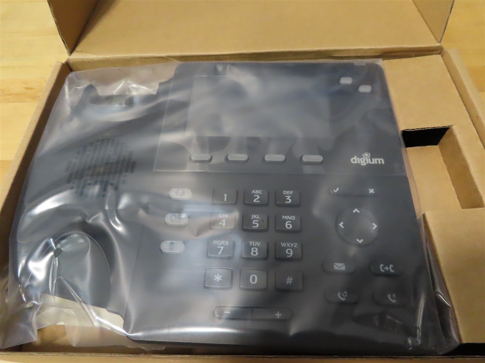 Digium D60 IP 2-Line Phone with HD Voice, Backlit Display 1TELD060LF Sangoma