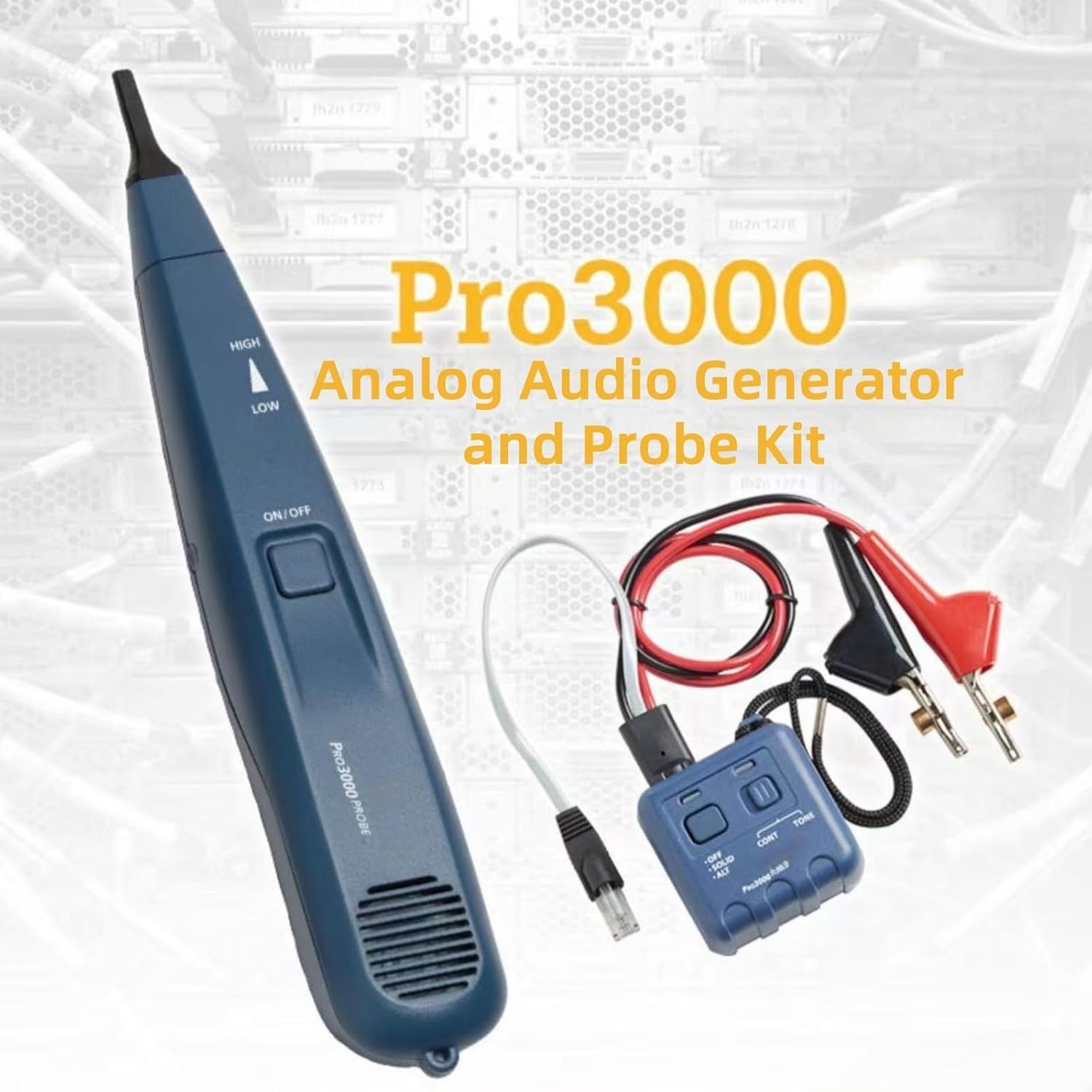 Pro3000 Tone Generator And Probe Kit, Tone Generator Kit, Toner Electrical Tool