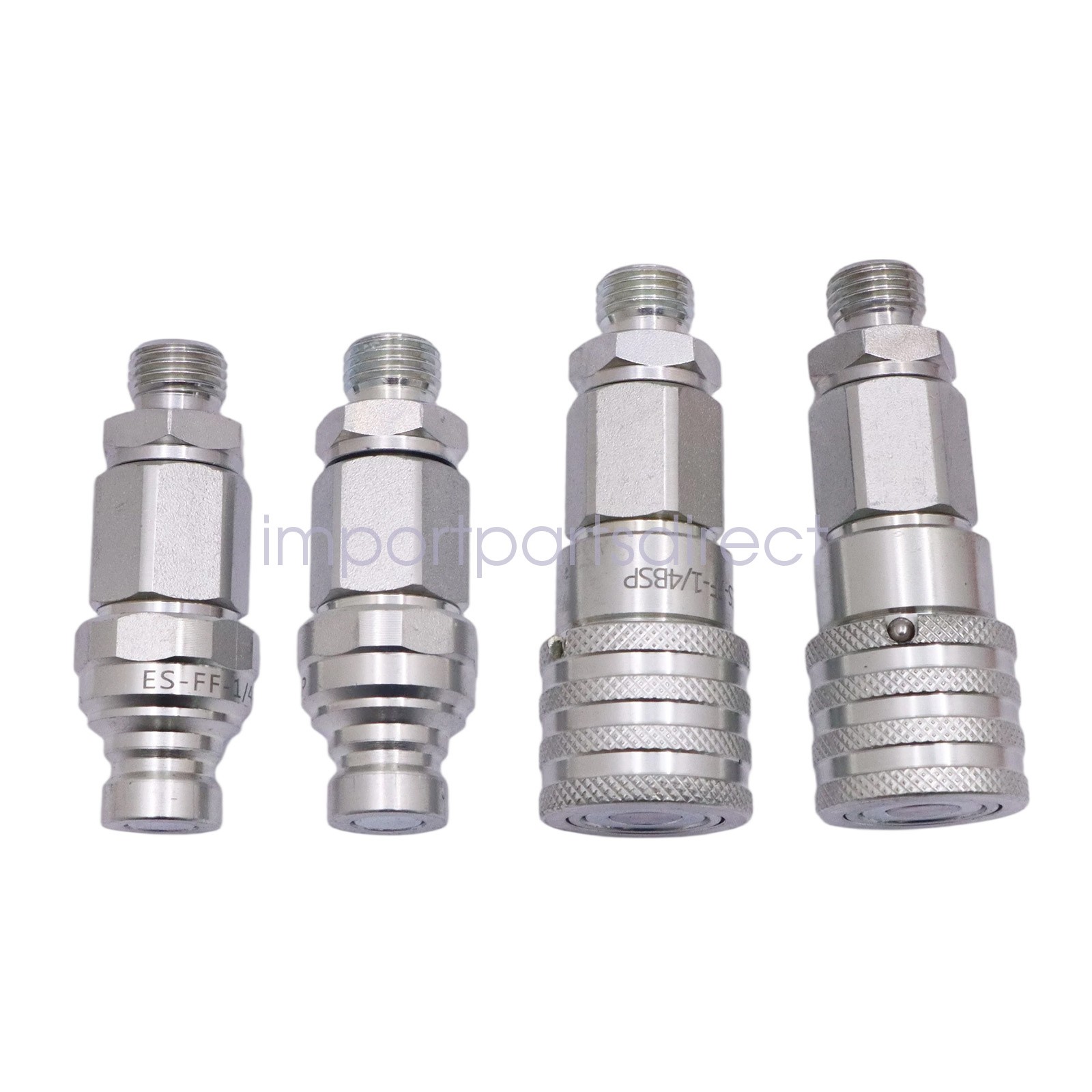 2* Three Way Diverter Valves For Chinese Mini Excavator 1-2 ton w/Quick Connects