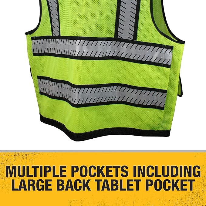 DEWALT DSV521 Class 2 Heavy Duty Surveyor Vest, X-Large