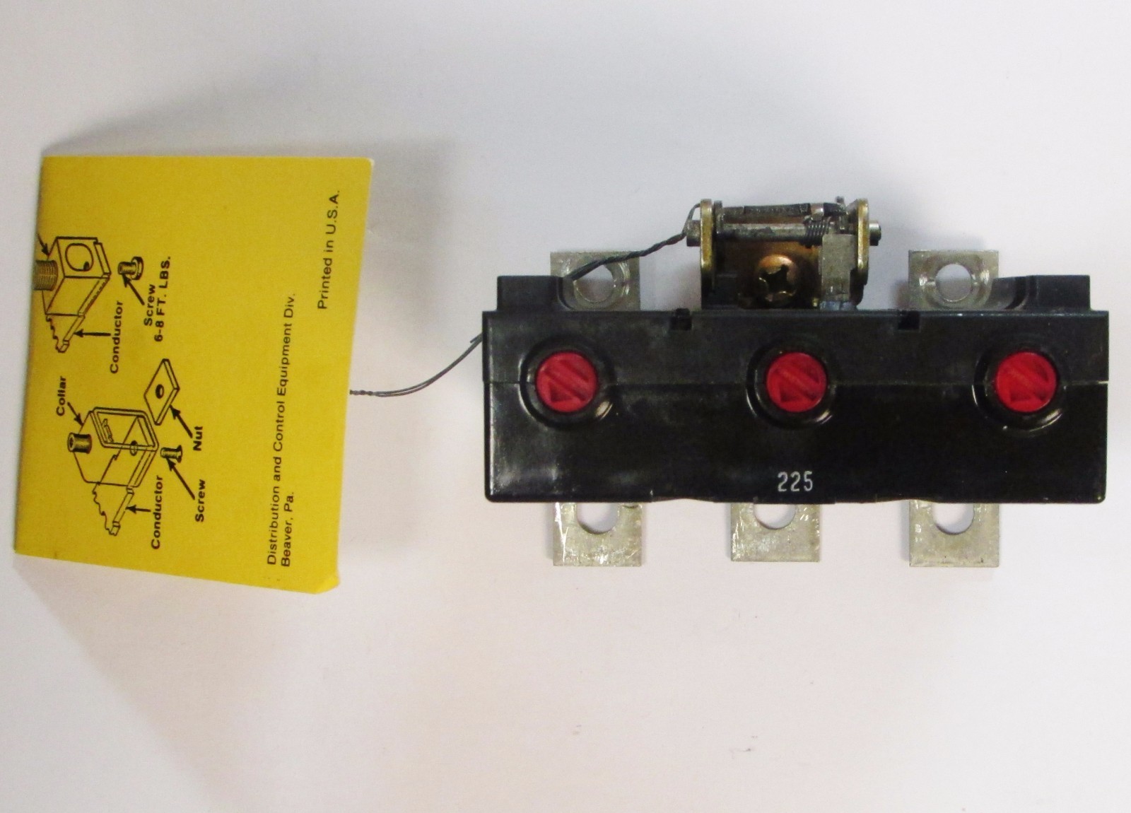 WESTINGHOUSE CUTLER HAMMER HKB3225T HKB KB Trip Unit 3 POLE 225 AMP 1293C32G08
