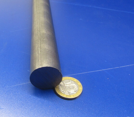 12L14 Steel Unpolished Rod Round Bar, 1.00″ Dia x 4 Foot Length