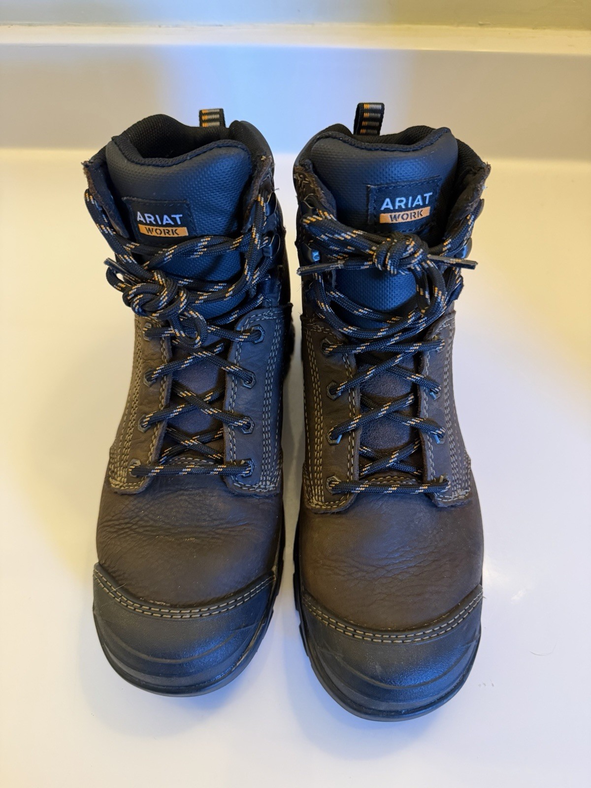 Ariat Womens Lace-Up Work Boots Size 7 – Brown/Black Lace Up Work Boot