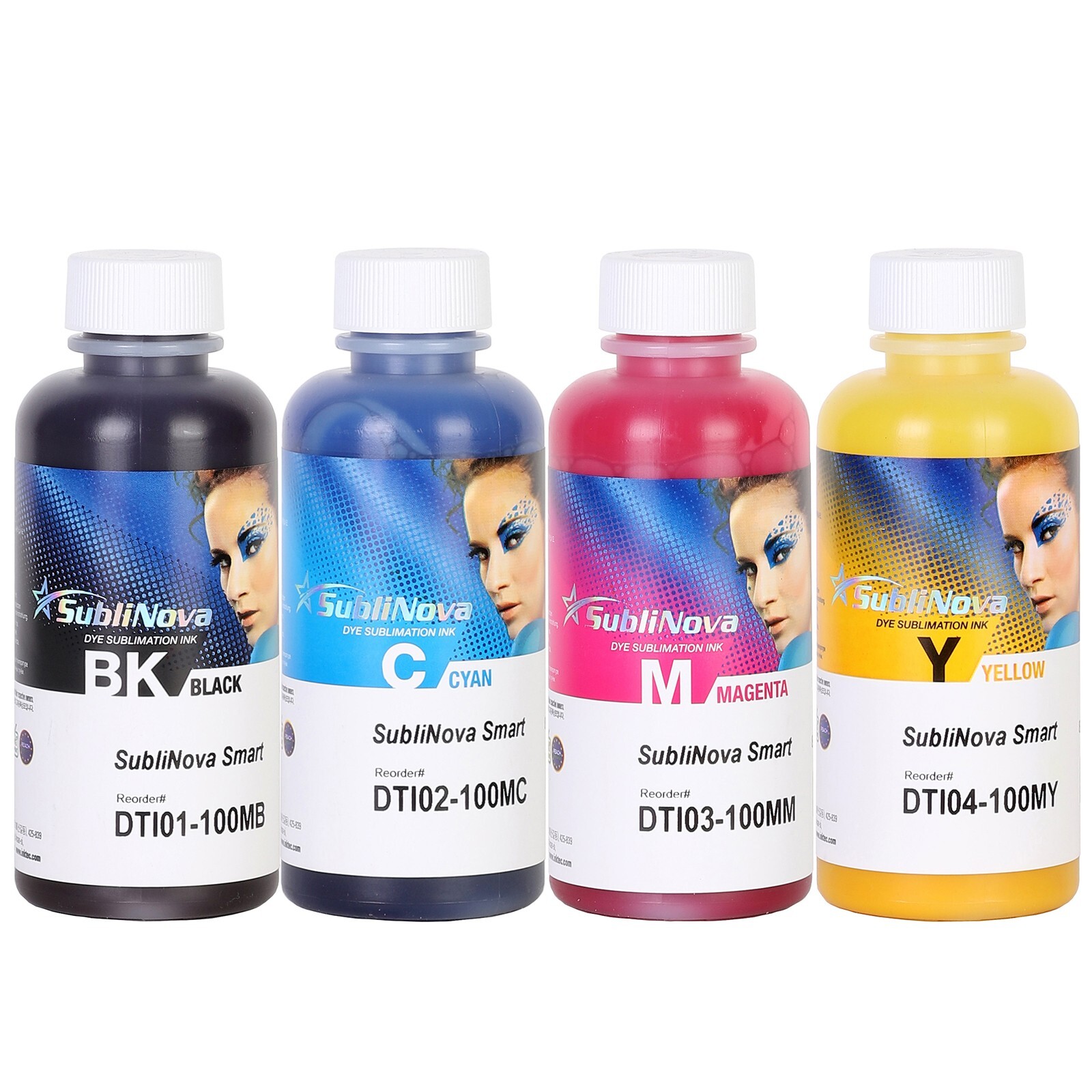 Inktec Sublimation Ink-SubliNova Smart 4 color Set – 100ml each