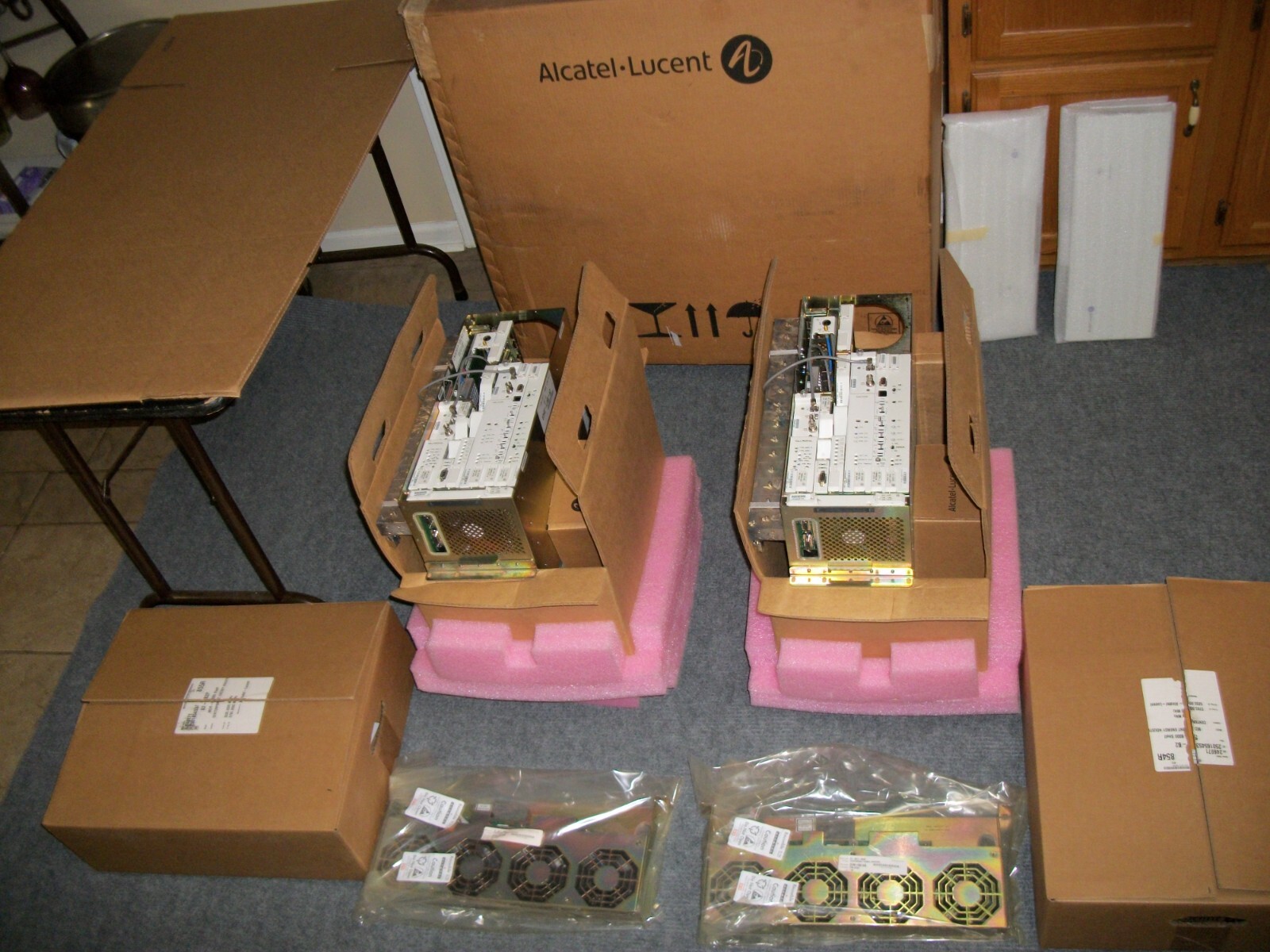 LOT OF 2 NEW ALCATEL LUCENT MDR-8000 MDR -8705EU-50 COAXIAL MICROWAVE RADIO