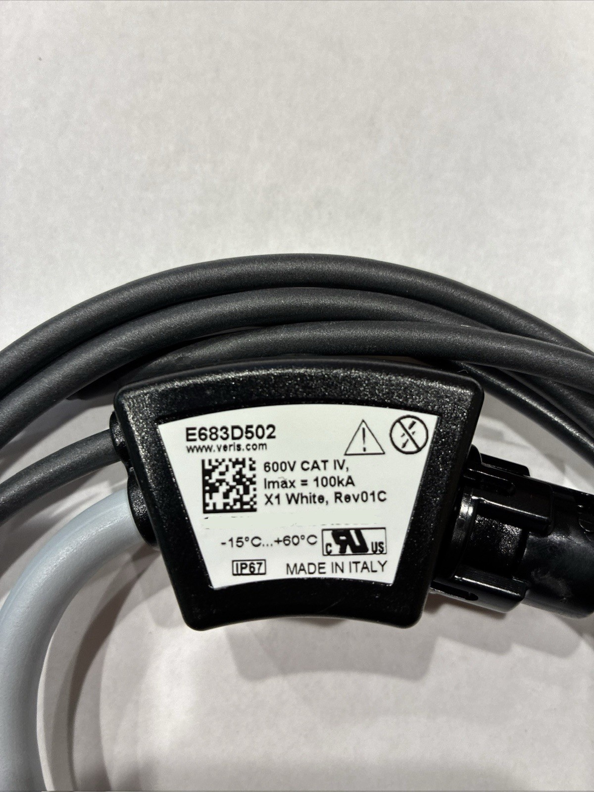 Veris E683D502 CT Current transformer Cat IV 600V