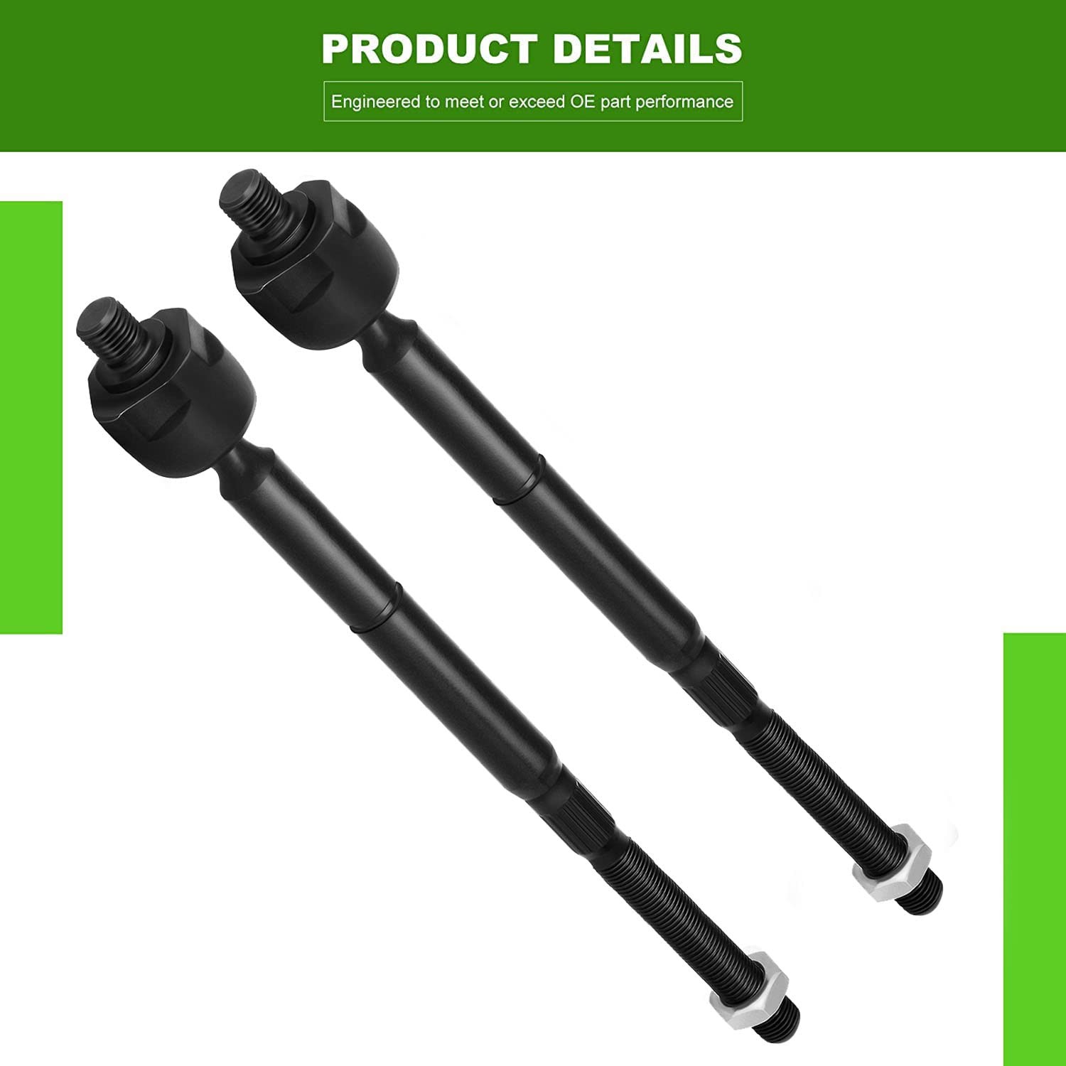 8pcs Front Suspension Kit Lower Control Arm Ball Joint Tie Rod Ends 2007-2017
