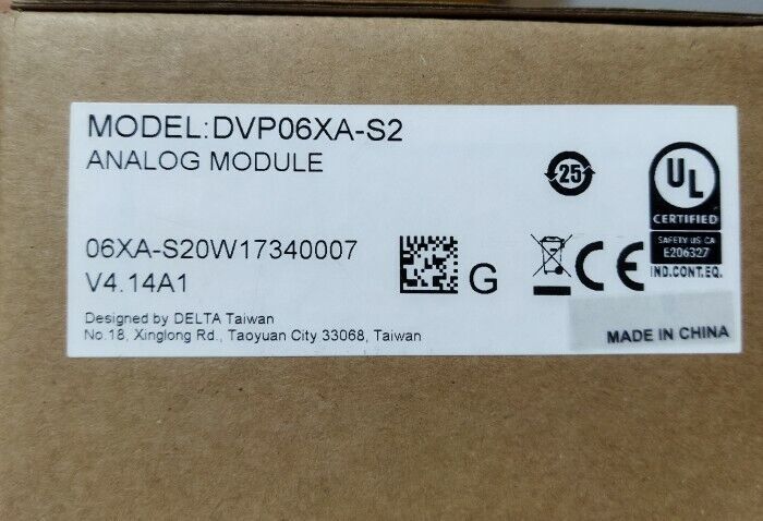 DVP06XA-S2 New Delta Analog Module In Box DVP06XAS2