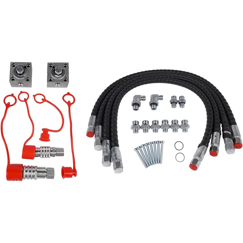 Three-Way Diverter Valve Kit for 1-2 Ton Mini Excavators AGT Diggit Eingp Miva