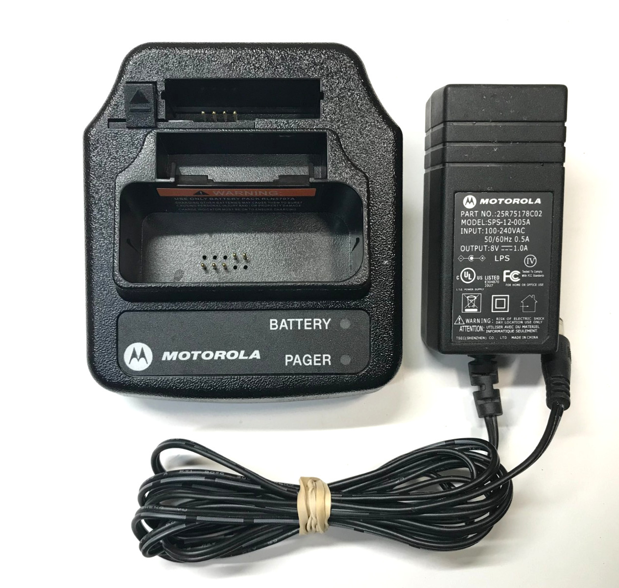 Motorola Minitor V (5) VHF 2-Channel Stored Voice Pager 151-158.9975 MHz