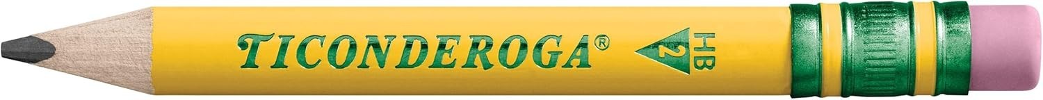 Ticonderoga My First Half-Size Wooden Pencils, 12 Pencils/Pack, 1 Pack | Large