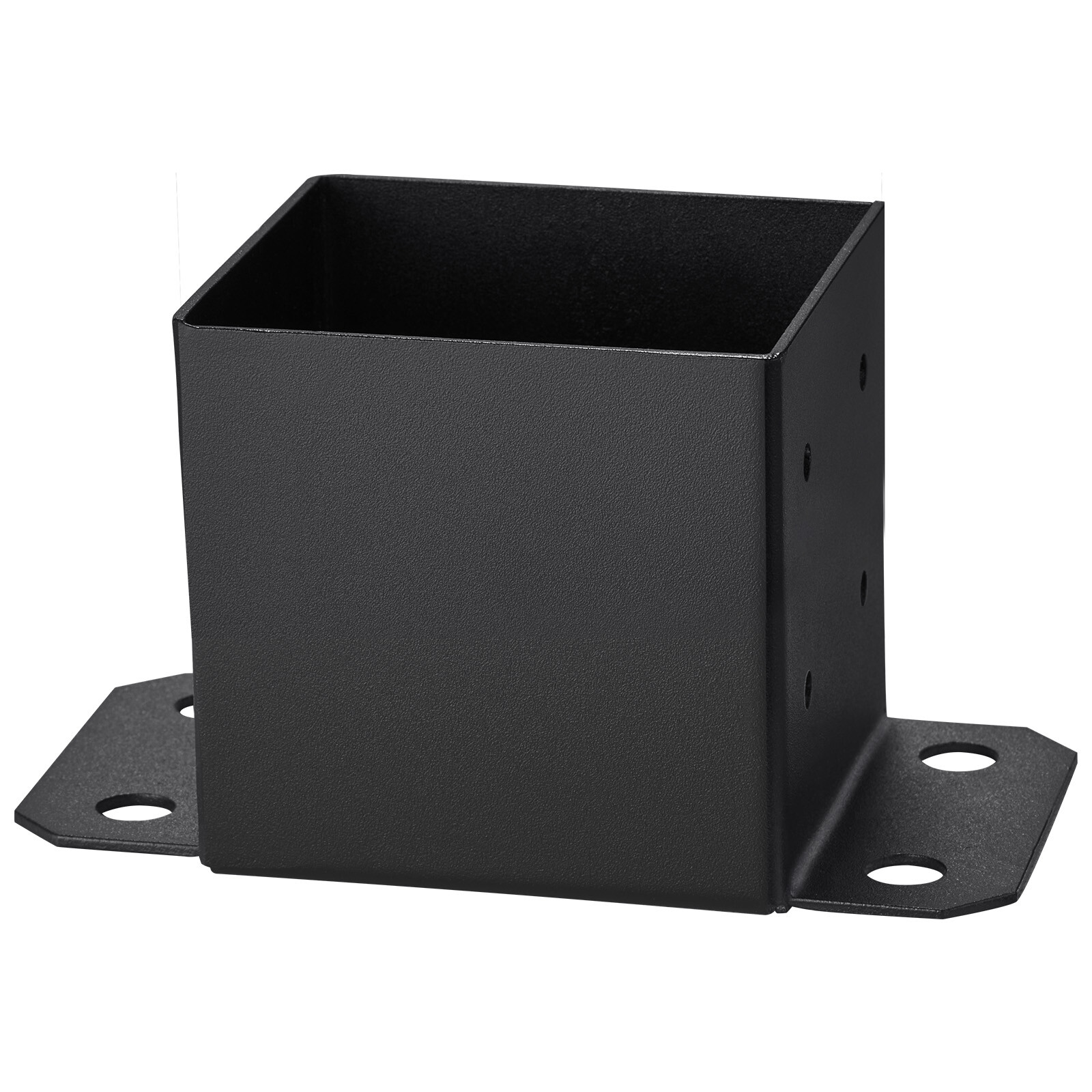 VEVOR 4 Pack 6×6 Post Base Brackets Heavy Duty Wood Post Fence Post Anchor