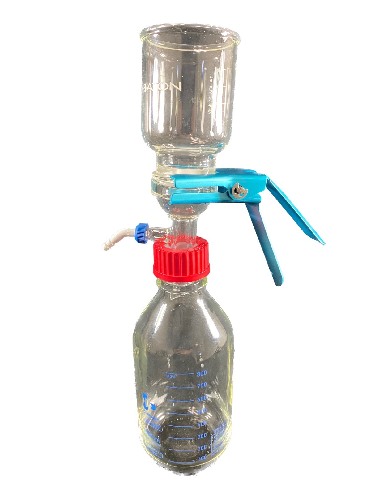 WHEATON DWK Bottle Top Vacuum Filtration System 47mm GL-45 Pressure Plus 419370