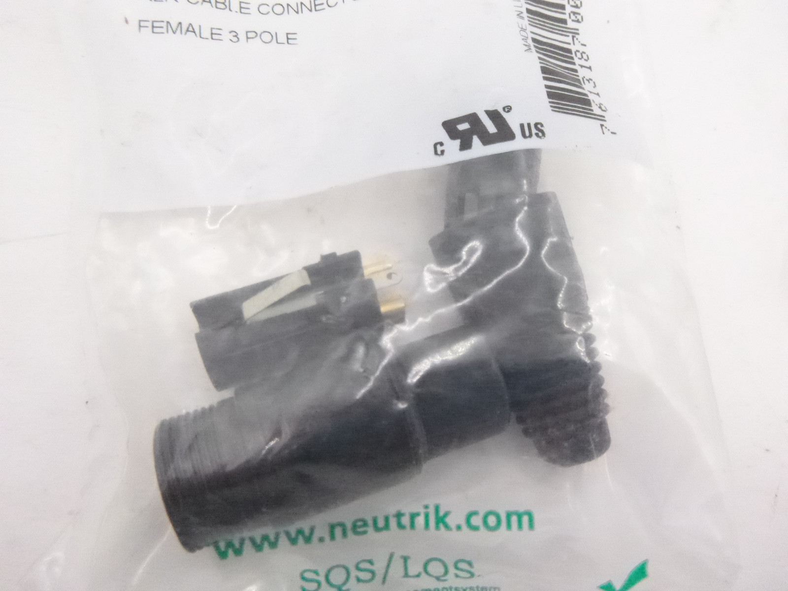 15 PK Neutrik NC3FX-B XLR Female Connector 3 Pin Microphone
