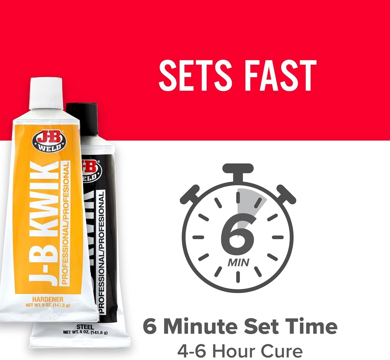 KwikWeld Twin Pack – 10 oz. High Strength Epoxy for Craft & Automotive Repair