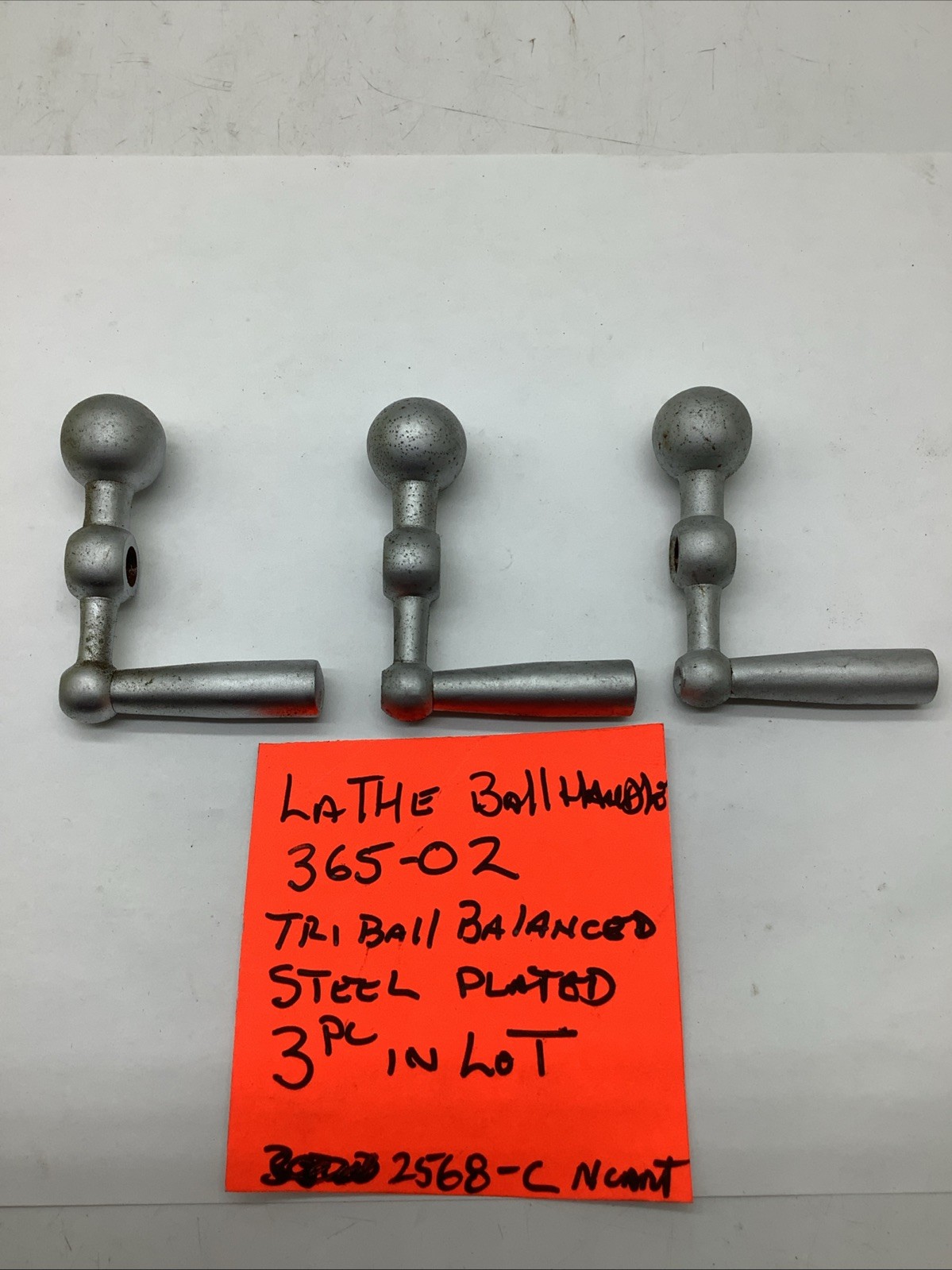 Lathe Ball Handle,Tri Bal Balanced,365-02,(3 Pc In Lot)2568-C
