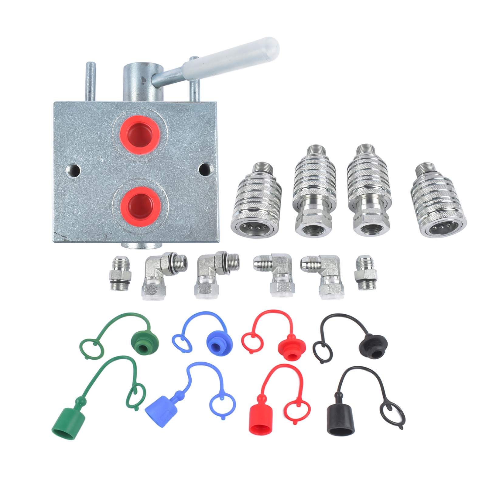 20 GPM Flow, 3000 PSI Max Pressure Manual Hydraulic Multiplier with Couplers