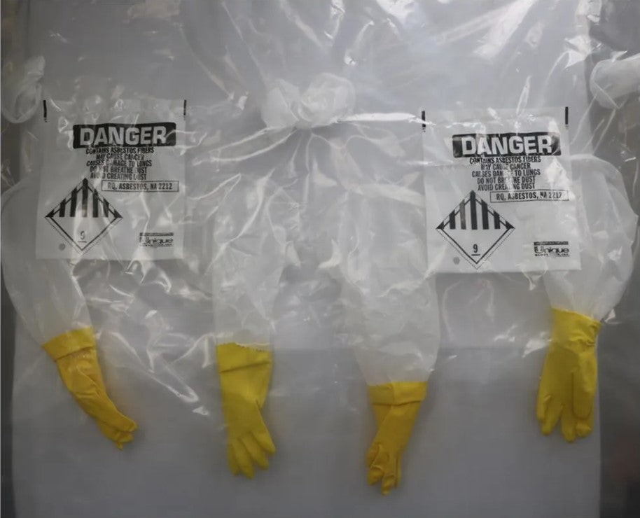 Horizontal Single Glove Bags 60″ x 60″ Clear 6 Mil Polyethylene 20/Case