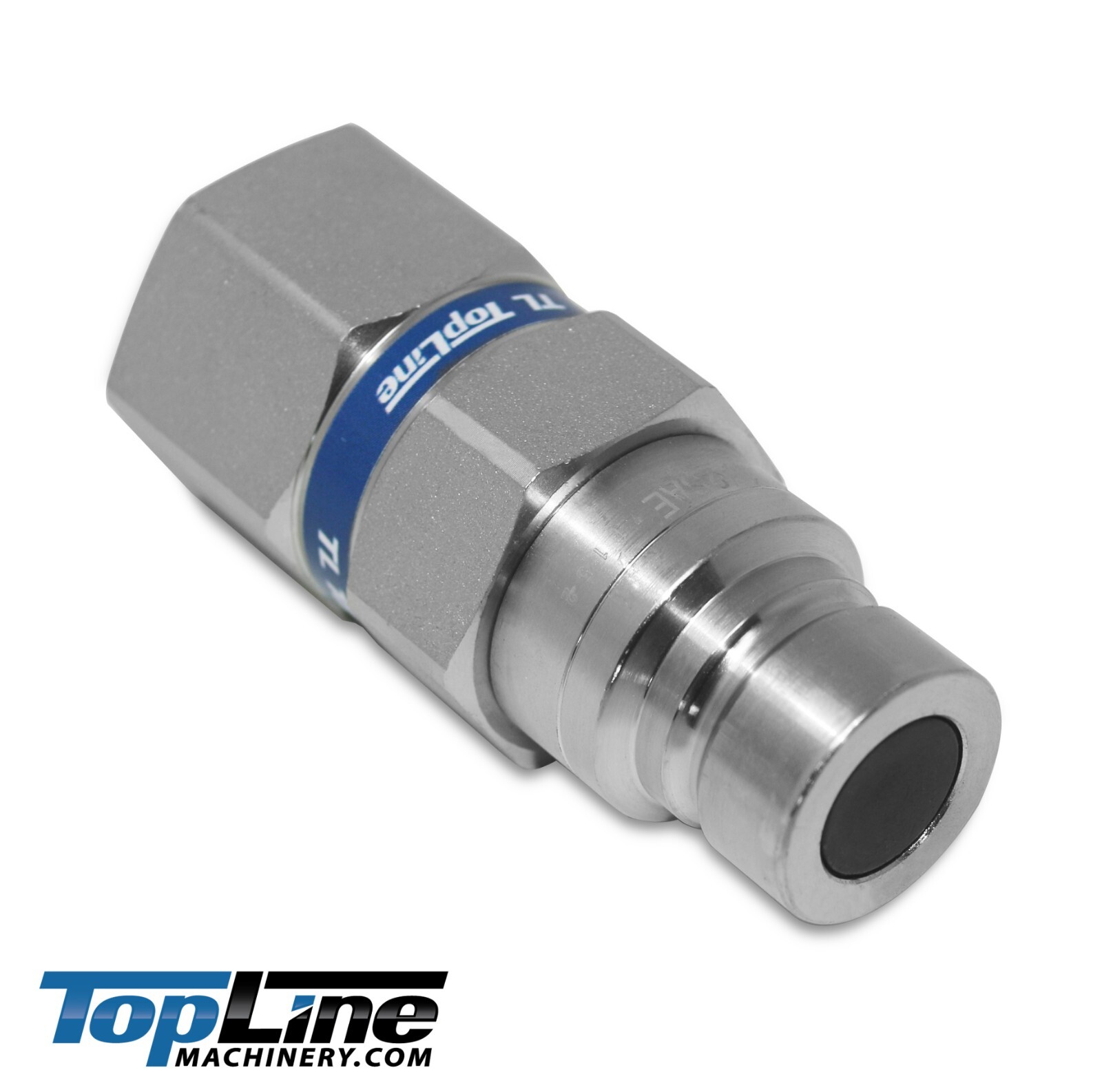 3/4″ SAE Thread Flat Face Quick Connect Coupler Skid Steer, 1/2 ISO 16028 TL22