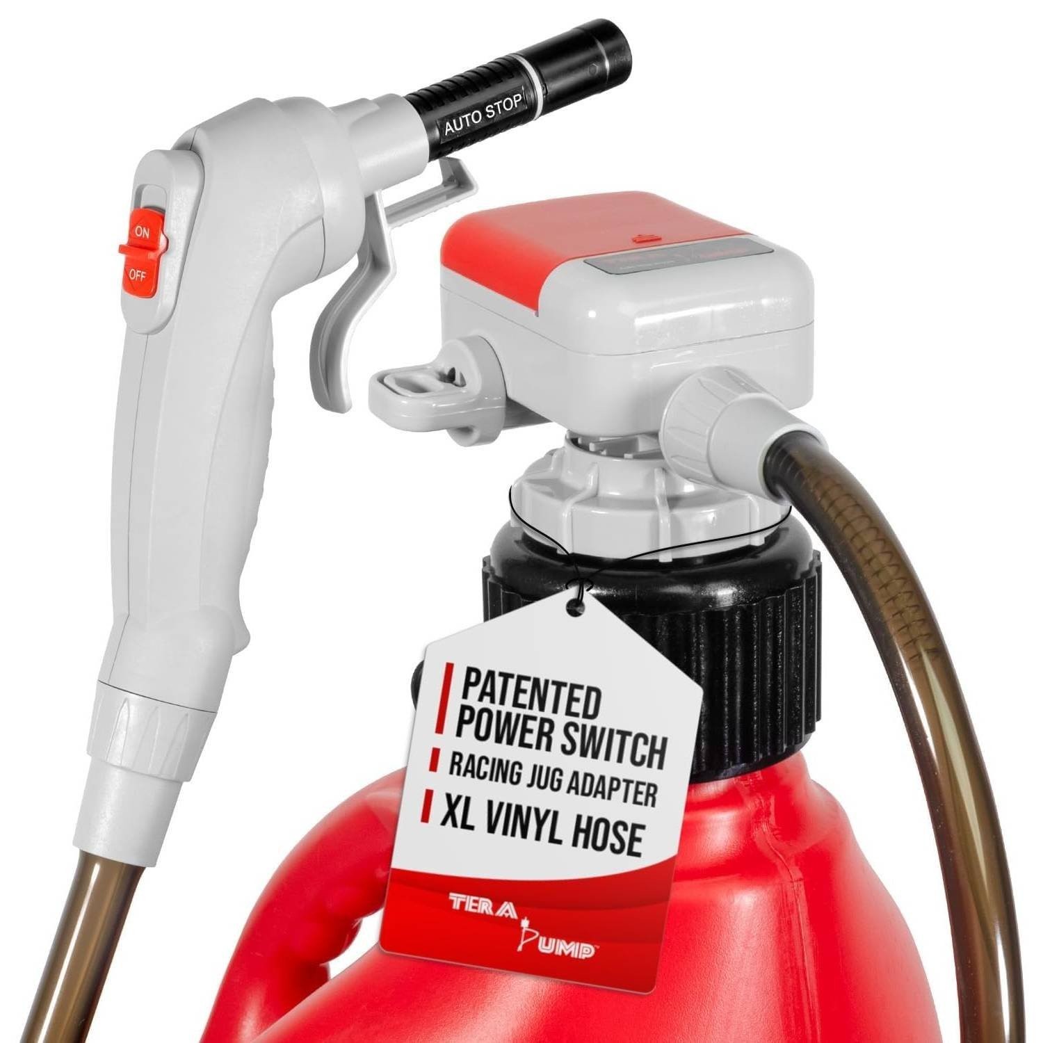 TERA PUMP TRFA03-XL – Battery Powered Fuel Transfer Pump with Power Nozzle,…