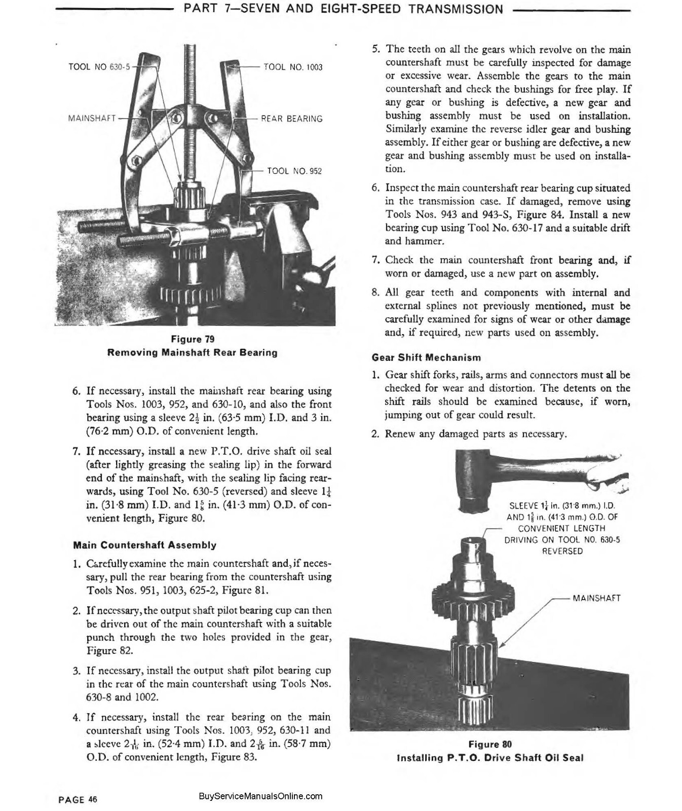 CD 1965-1975 Tractor Service Manual Fits Ford 2000 3000 4000 5000 7000 3400-5550