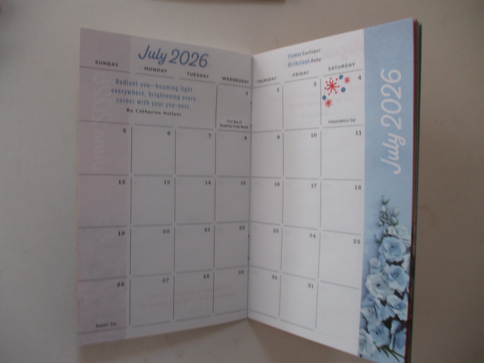 Hallmark 2026 14 month Datebook Calendar