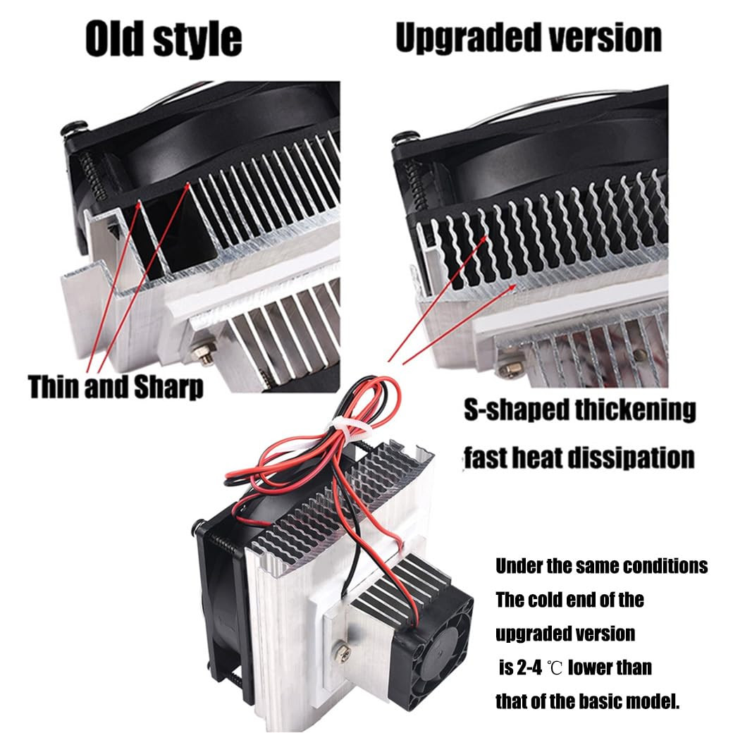 Mini Air Conditioner DC 12V DIY Thermoelectric Peltier Refrigeration Cooling