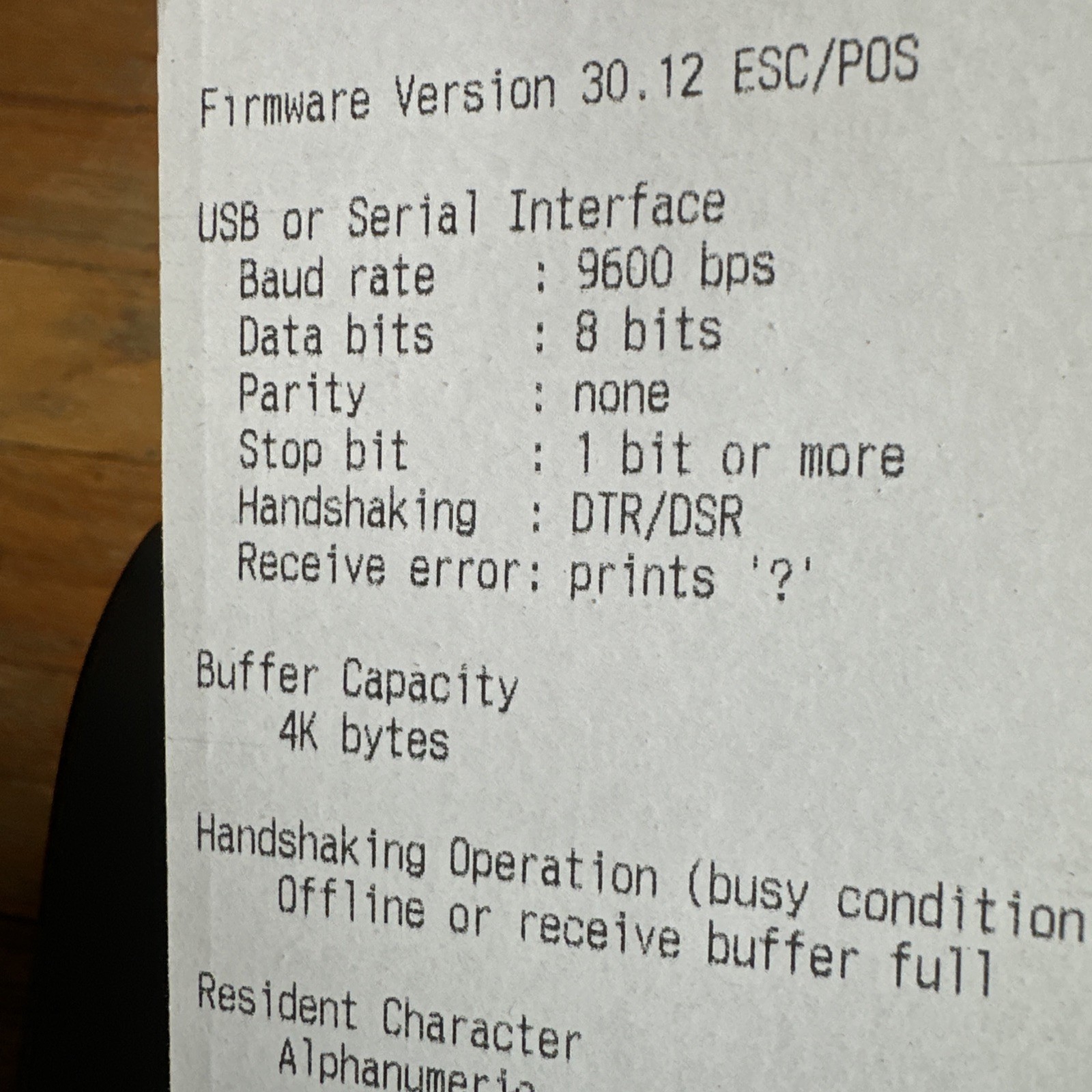 Epson TM-T88V M244A Thermal Receipt Printer POS USB IDN Tested Working