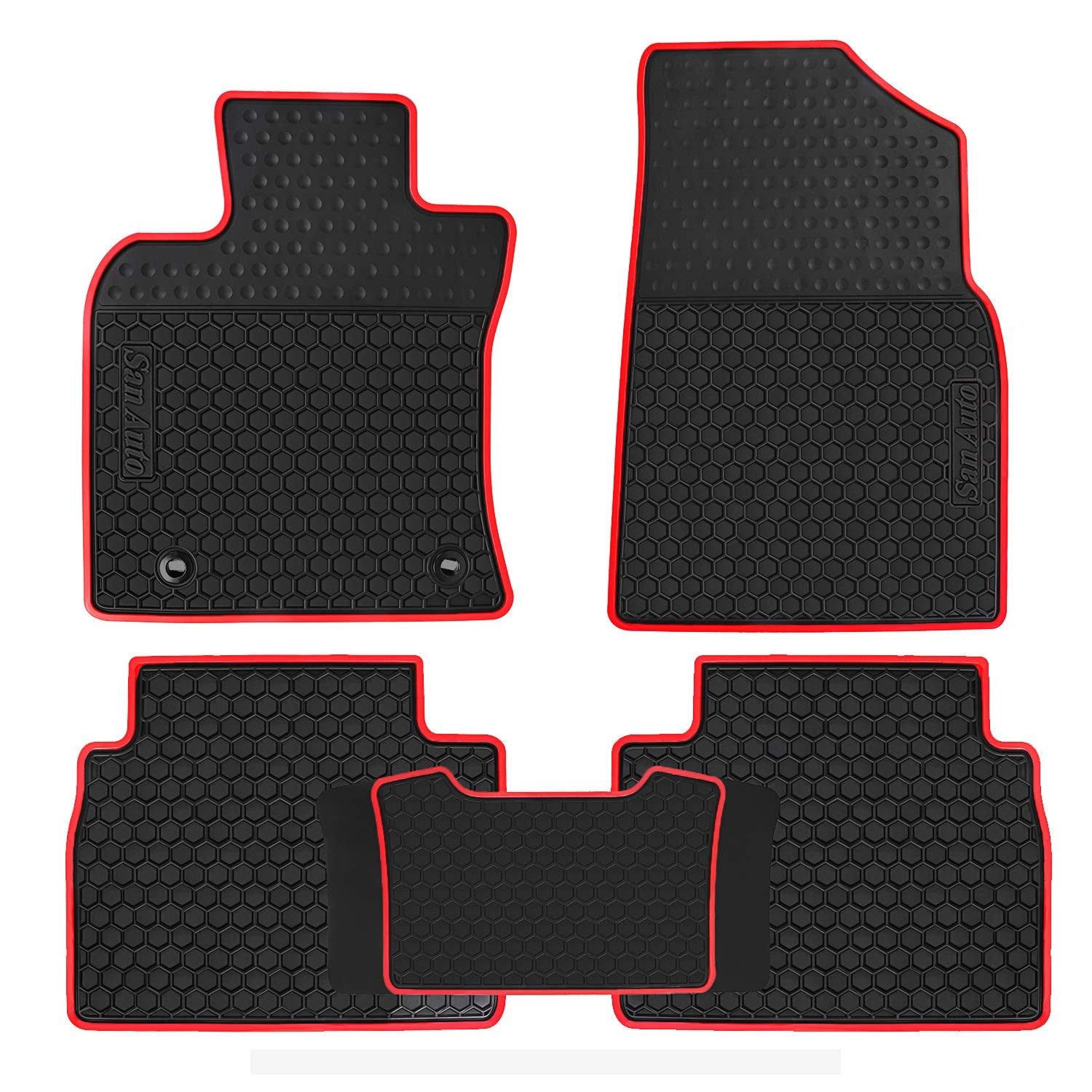San Auto Car Floor Mats Custom Fit For Toyota Camry 8Th 2018 2019 2020 2021