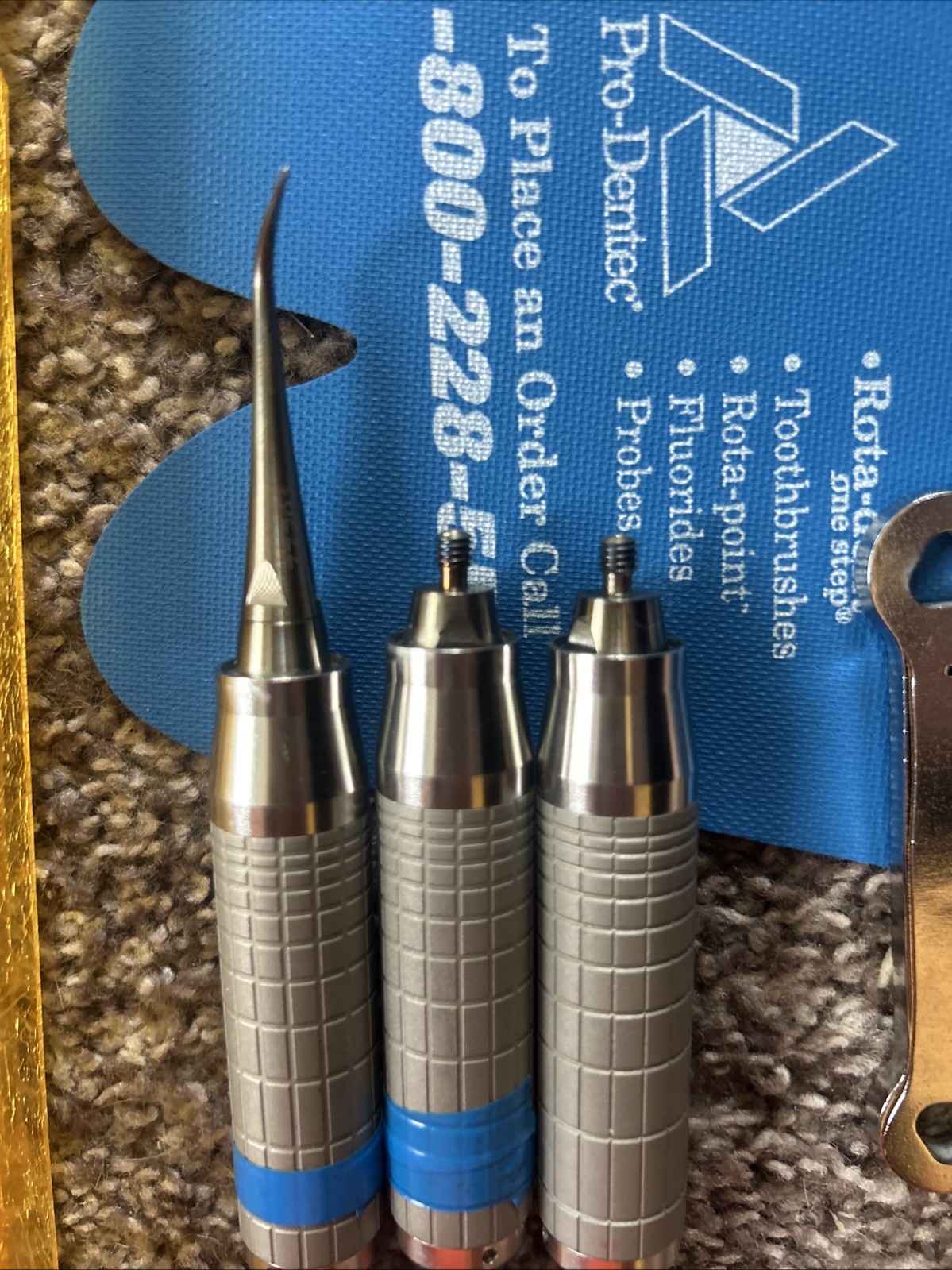 Pro-Select Platinum Piezo Ultrasonic Scaler Handpiece by DenMat Lot Of 3