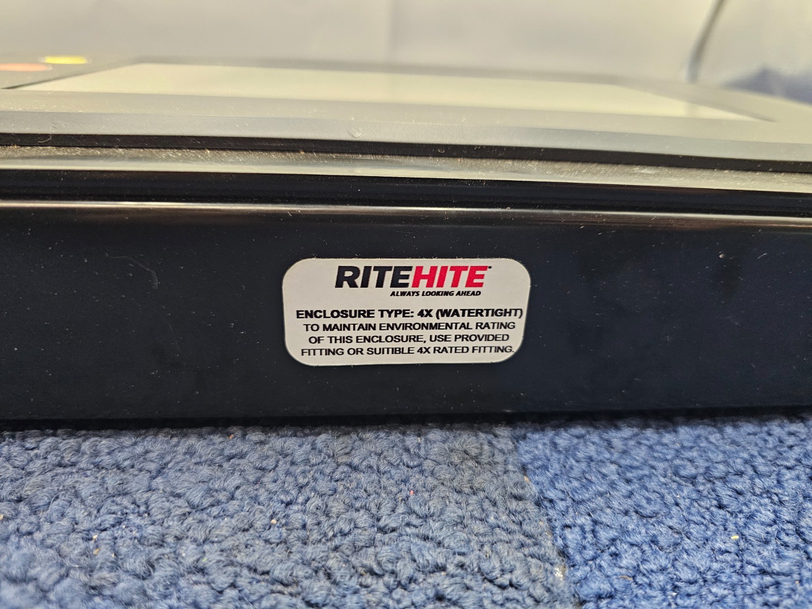RITE HITE Door Graphic User Interface Touch Screen, Black *PICTURED ITEM ONLY*