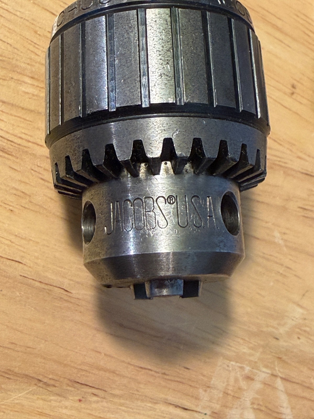 Jacobs 8-1/2N 2SJT Ball Bearing Super Chuck 0-1/4″ Cap 1/2” Shank & Key – NEW