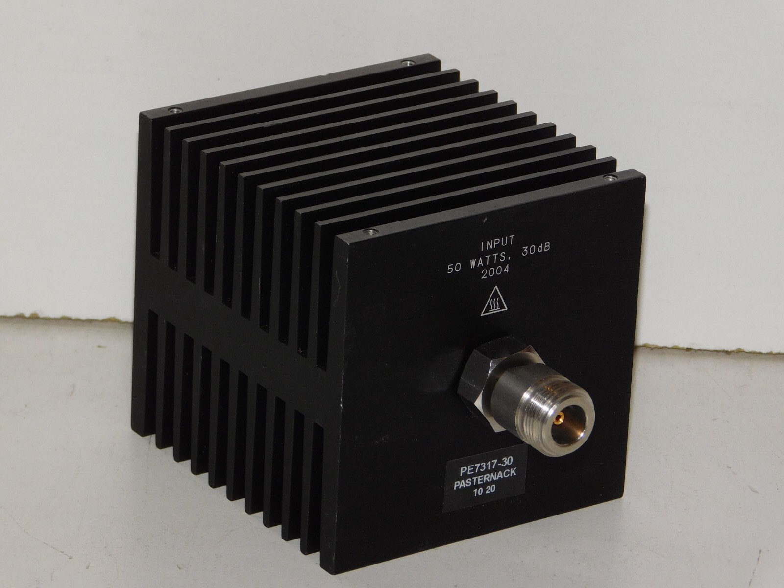 Pasternack PE7317-30 30 dB Fixed Attenuator N Female Male Directional 50W 18GHz