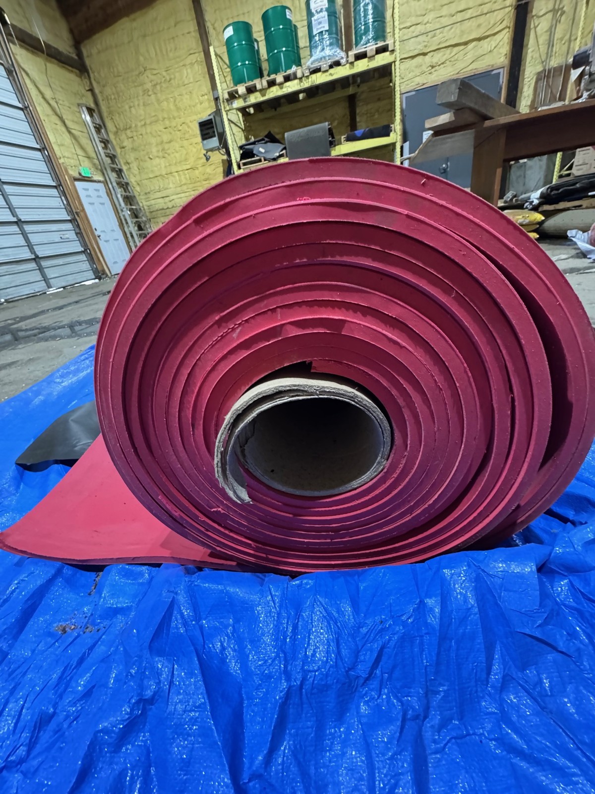 High Abrasion Resistant Rubber Roll – 49.6″ x 30′