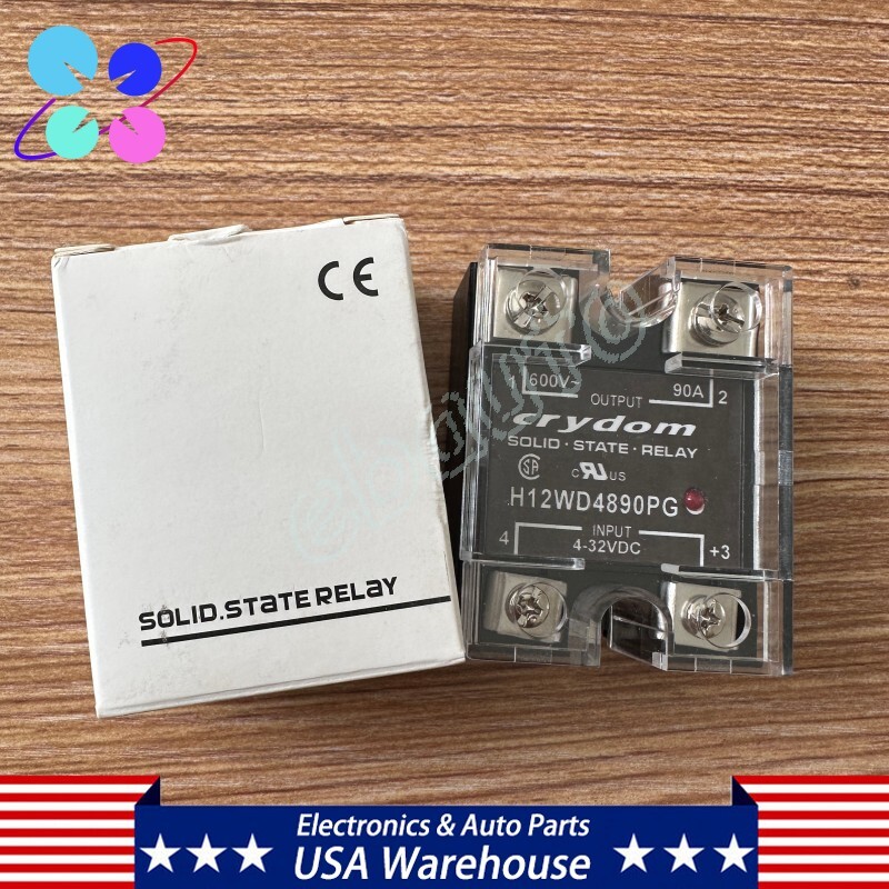 New Solid State Relay 4-32VDC 90A Load 600VDC For Crydom H12WD4890PG Module