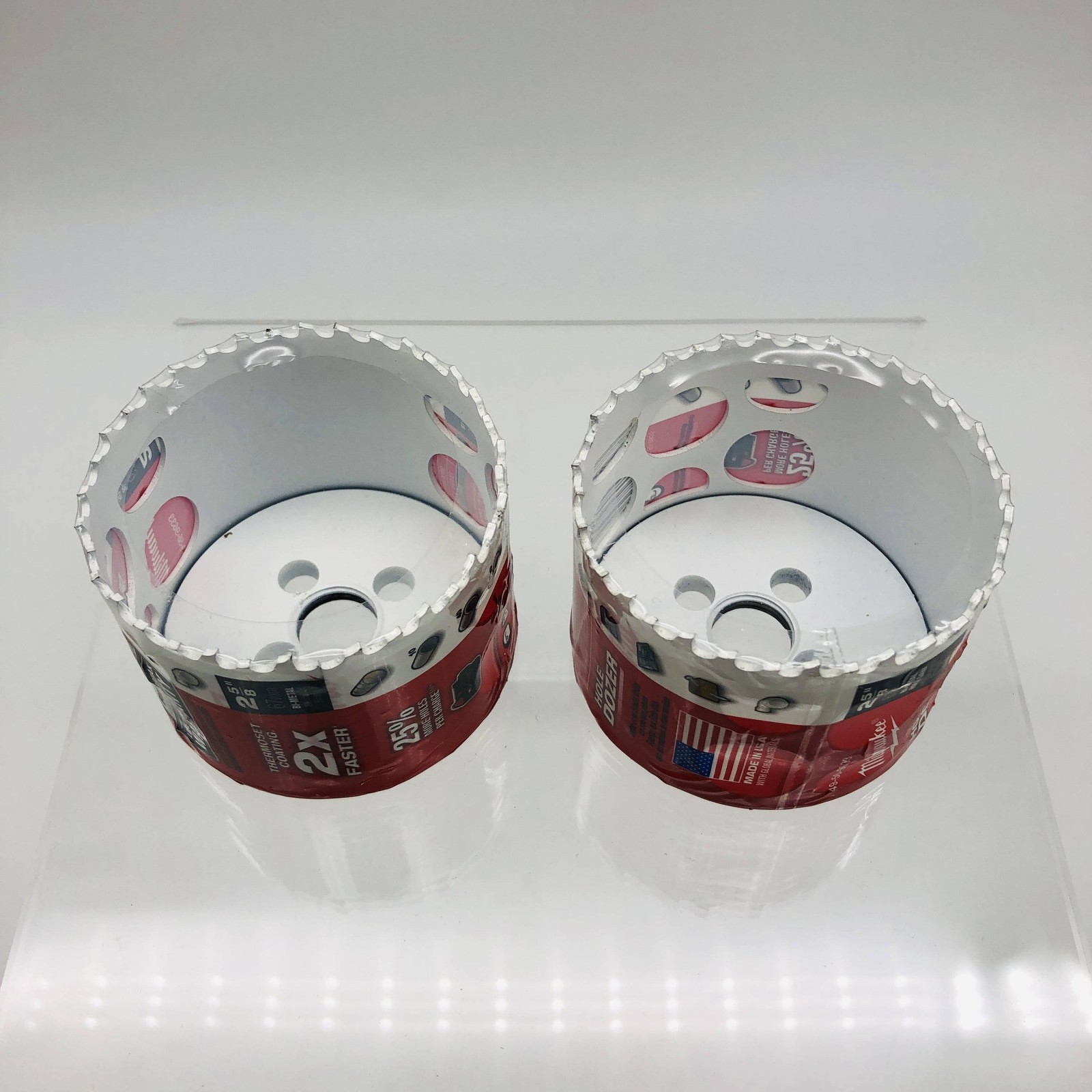 Milwaukee 49-56-9633 Hole Saw 2-5/8in Ice Harden Hole Dozer Bi-Metal 3.5 TPI 2pk