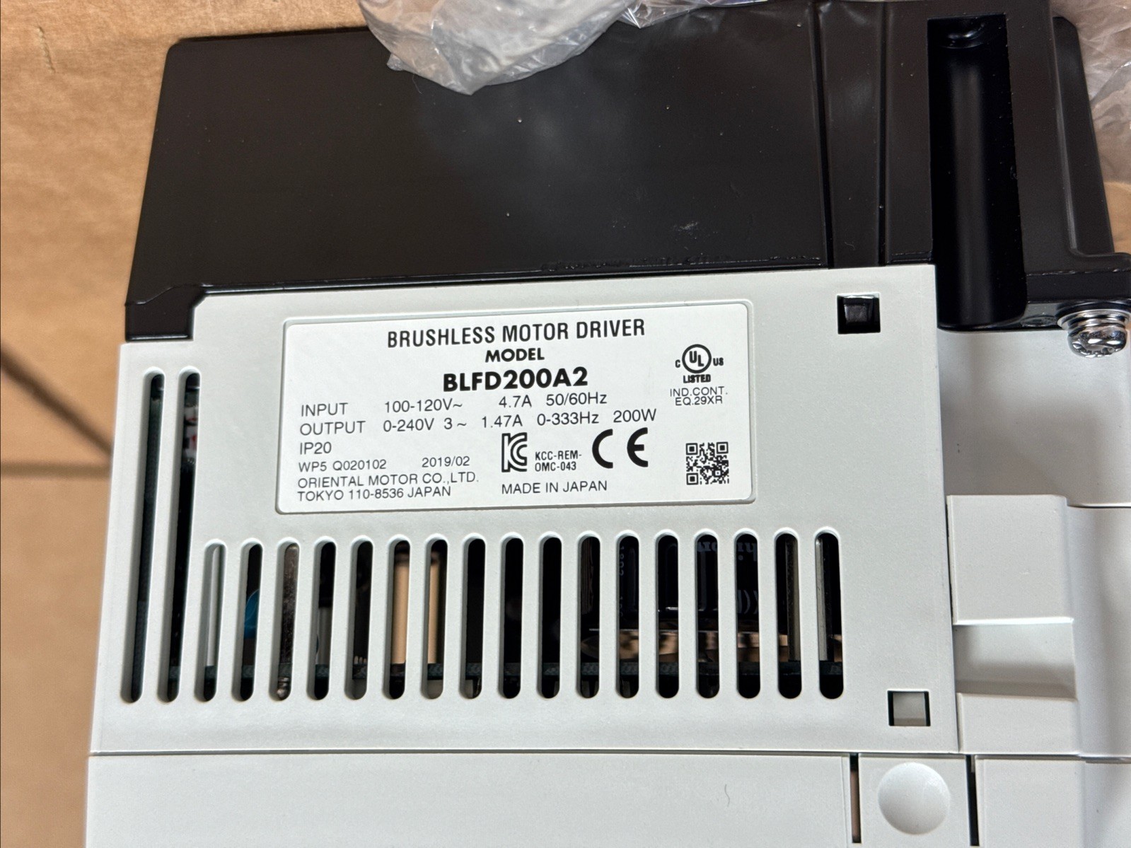 NEW Oriental Motor BLFD200A2 Vexta Brushless DC Motor Driver 200W FAST SHIPPING