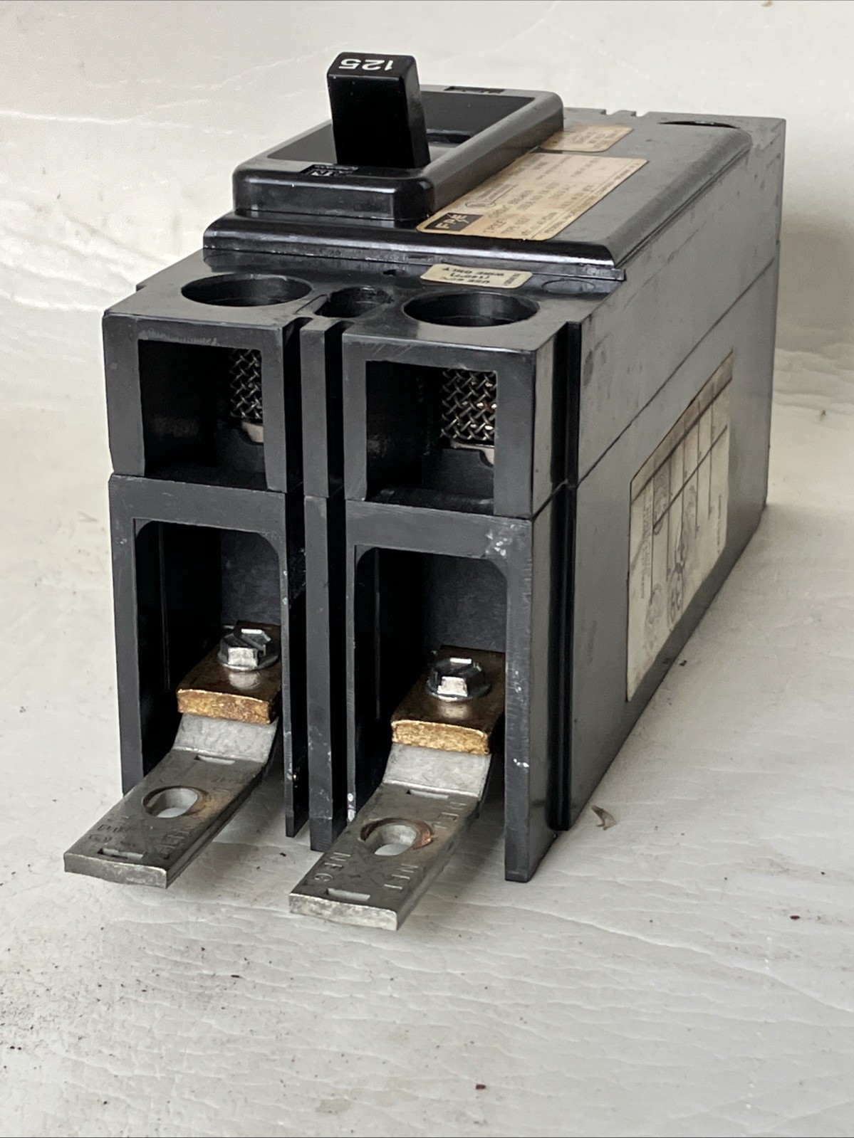 FPE Federal Pacific NEJ221125 Circuit Breaker Type NEJ 2 Pole 125 AMP 10kA@ 240V