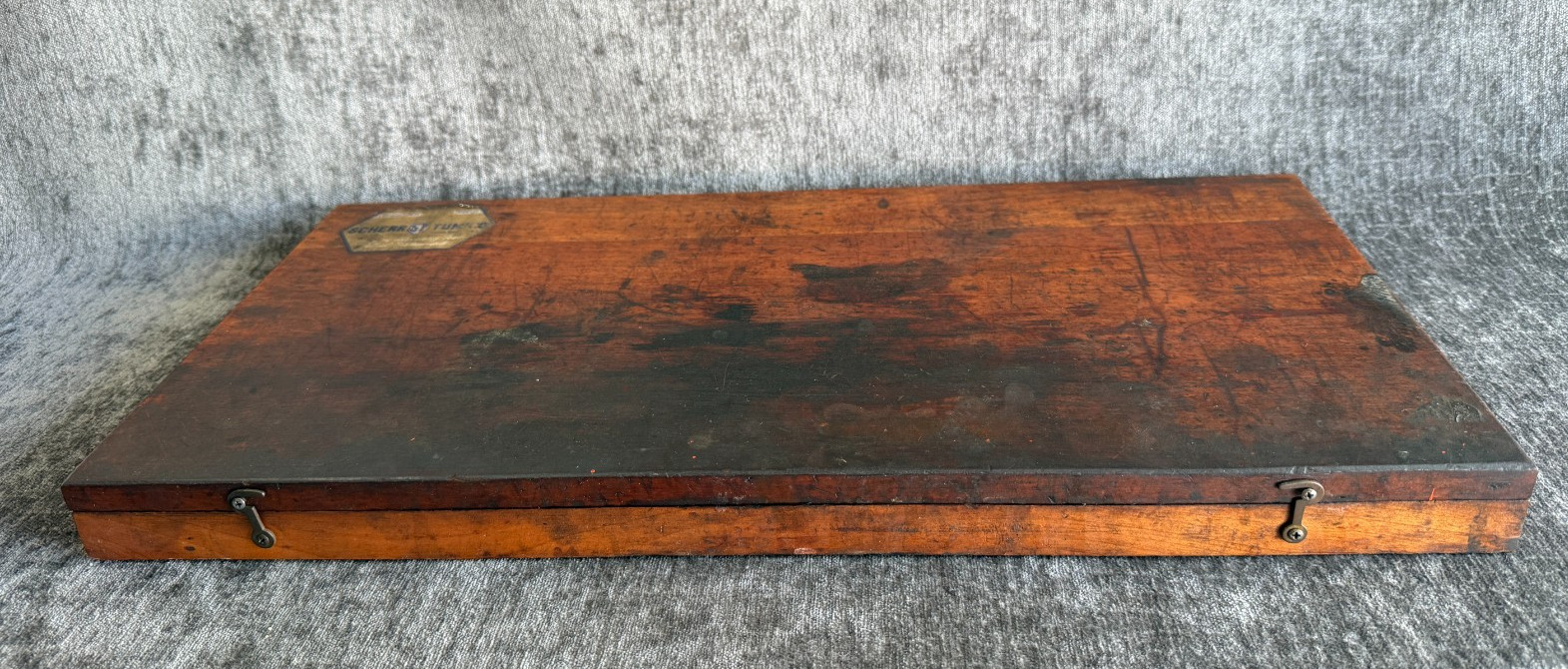 Vintage Scherr-Tumico 0-6″ Outside Micrometer Set w/ Original Fitted Wooden Box