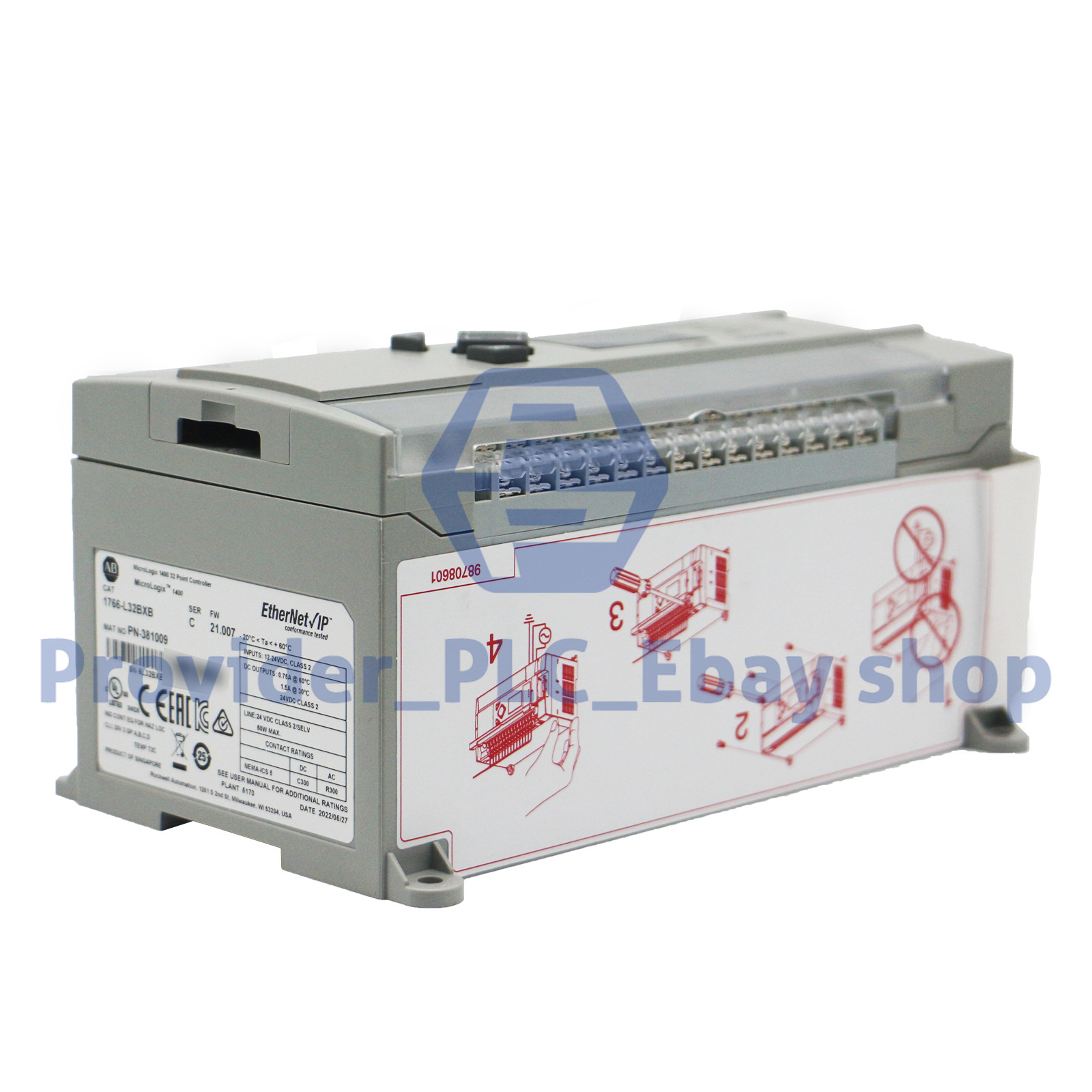 New Factory Sealed Allen Bradley 1766-L32BWA MicroLogix 1400 32 Point Controller