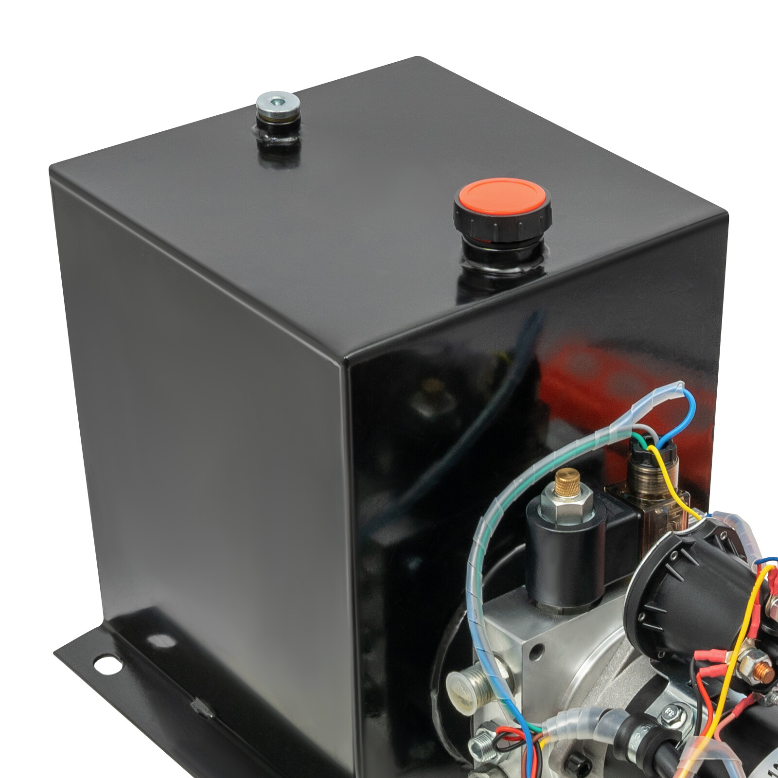 8QT Single Acting Hydraulic Pump Power Unit with Wireless Remote Control 12V