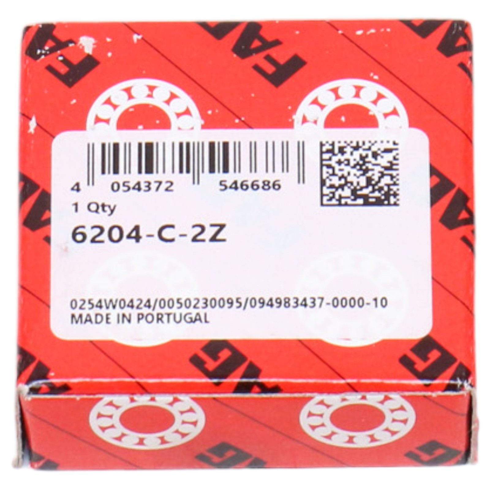 FAG 6204-C-2Z, Deep Groove Ball Bearings 62..-C-2Z, modified Internal ……….