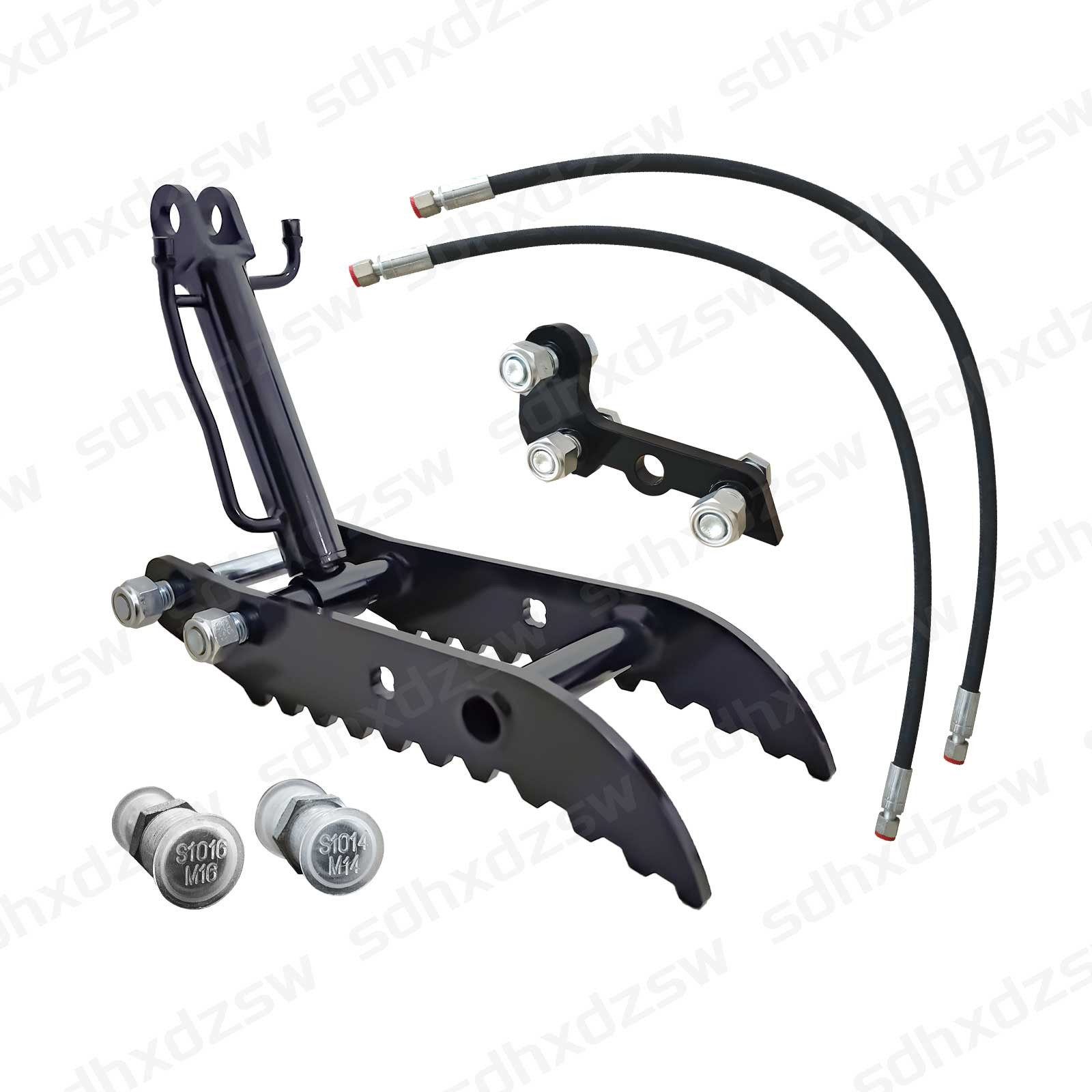 TYPHON Hydraulic Thumb Clip For 0.8Ton-2Ton Mini Excavators Attachments 3-Holes