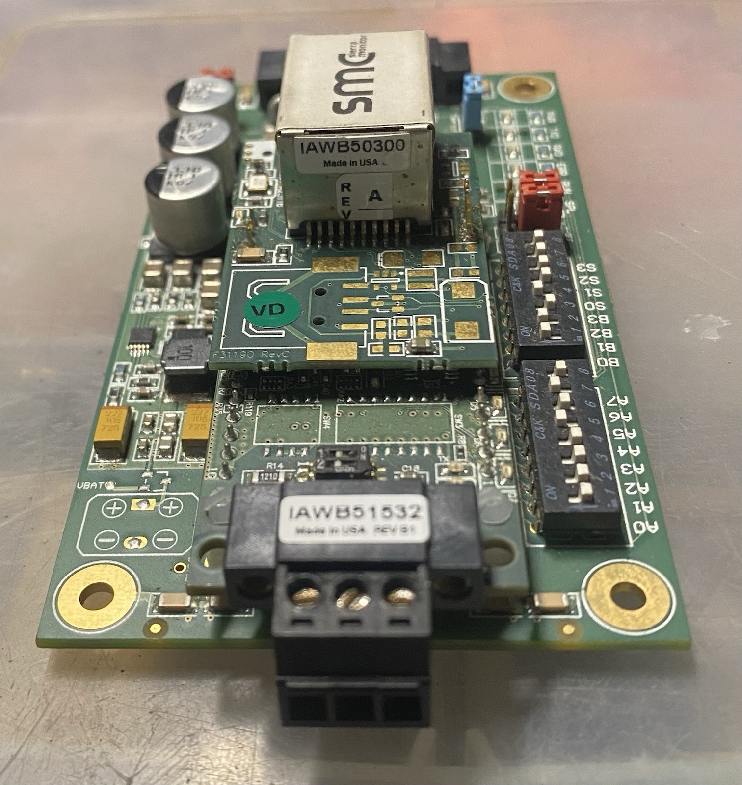 SMC PROTOCESSOR FPC-ED2 on a PROTOCARRIER BOARD